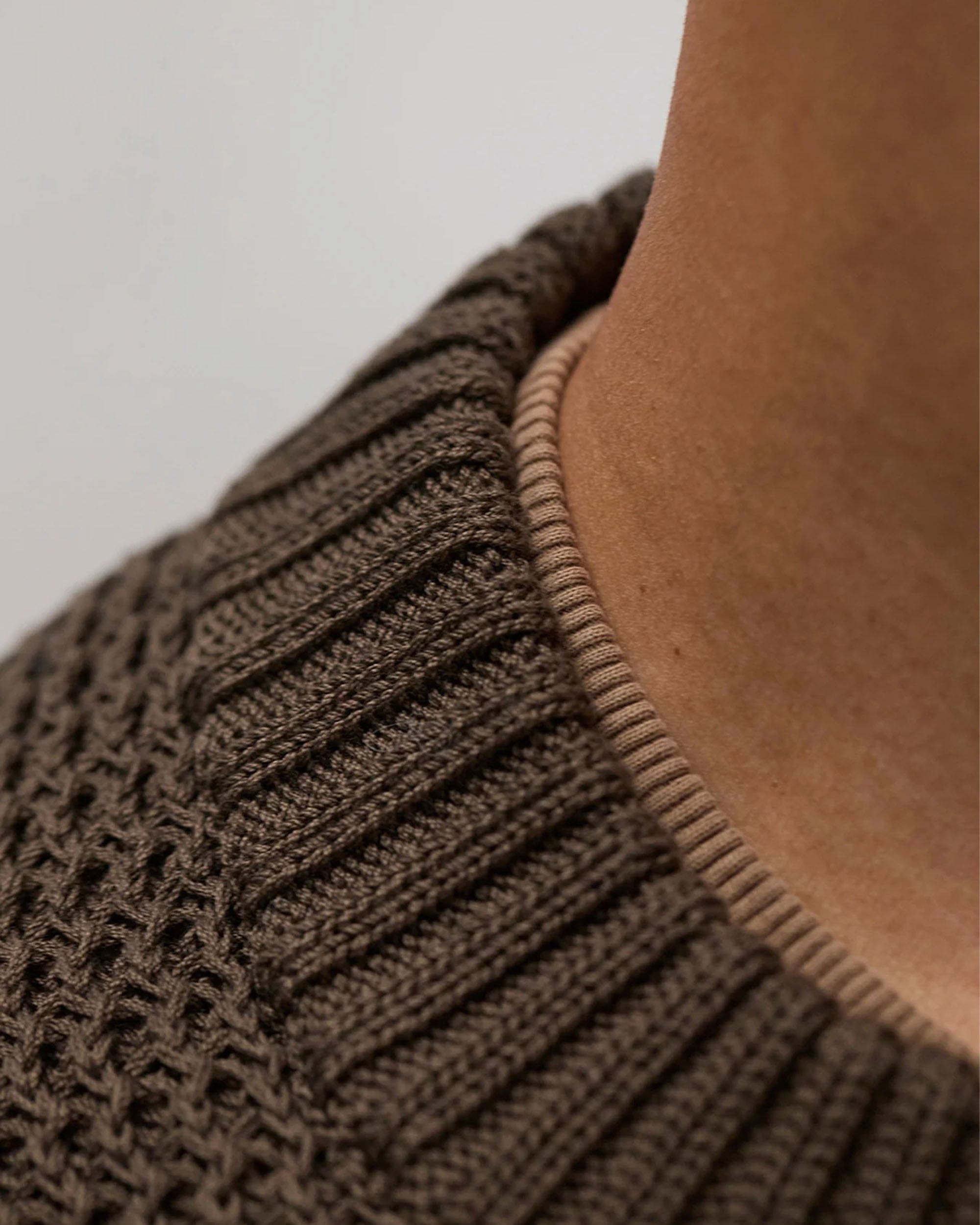 Nordhavn Racked Sweater - Turkish Coffee