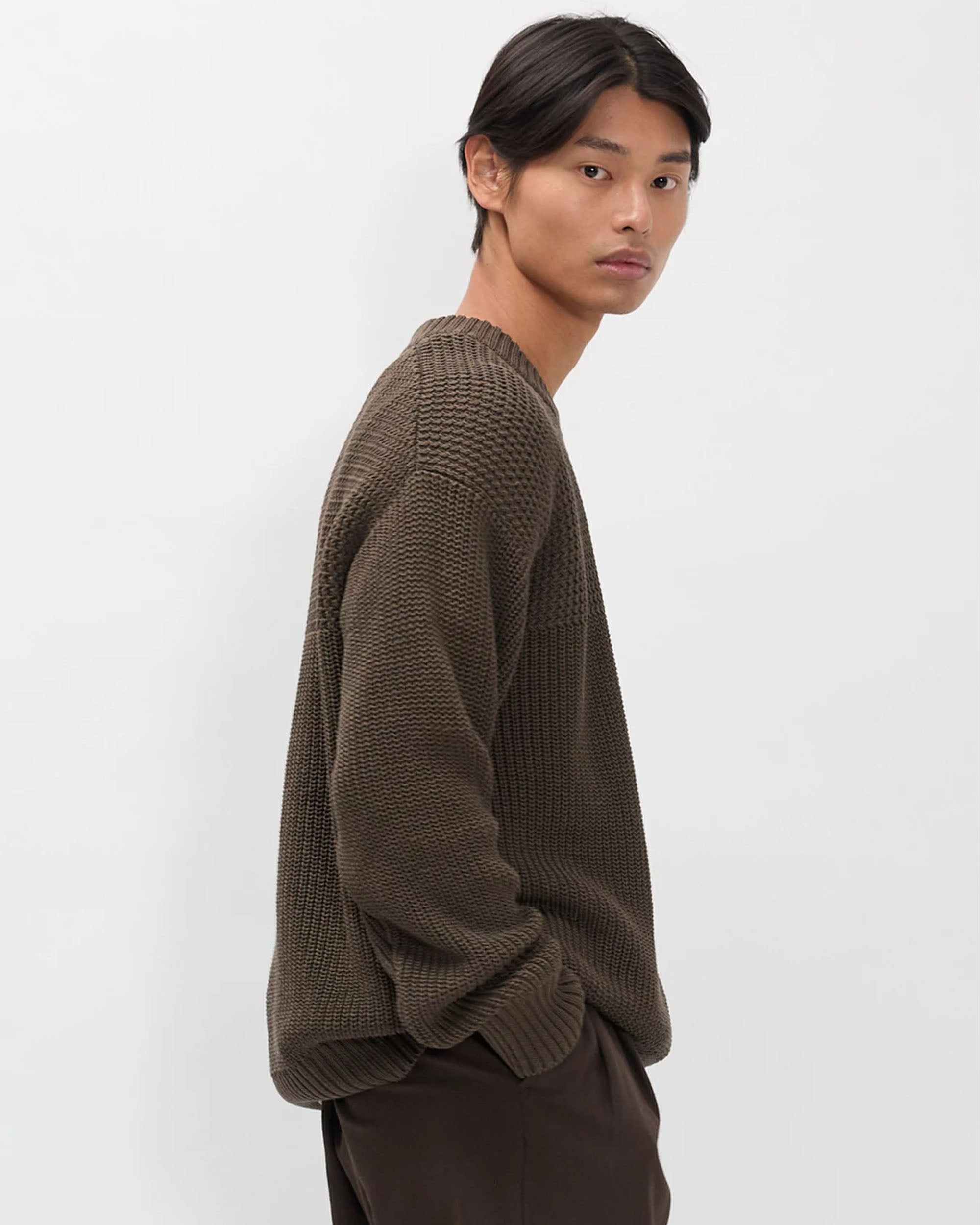 Nordhavn Racked Sweater - Turkish Coffee