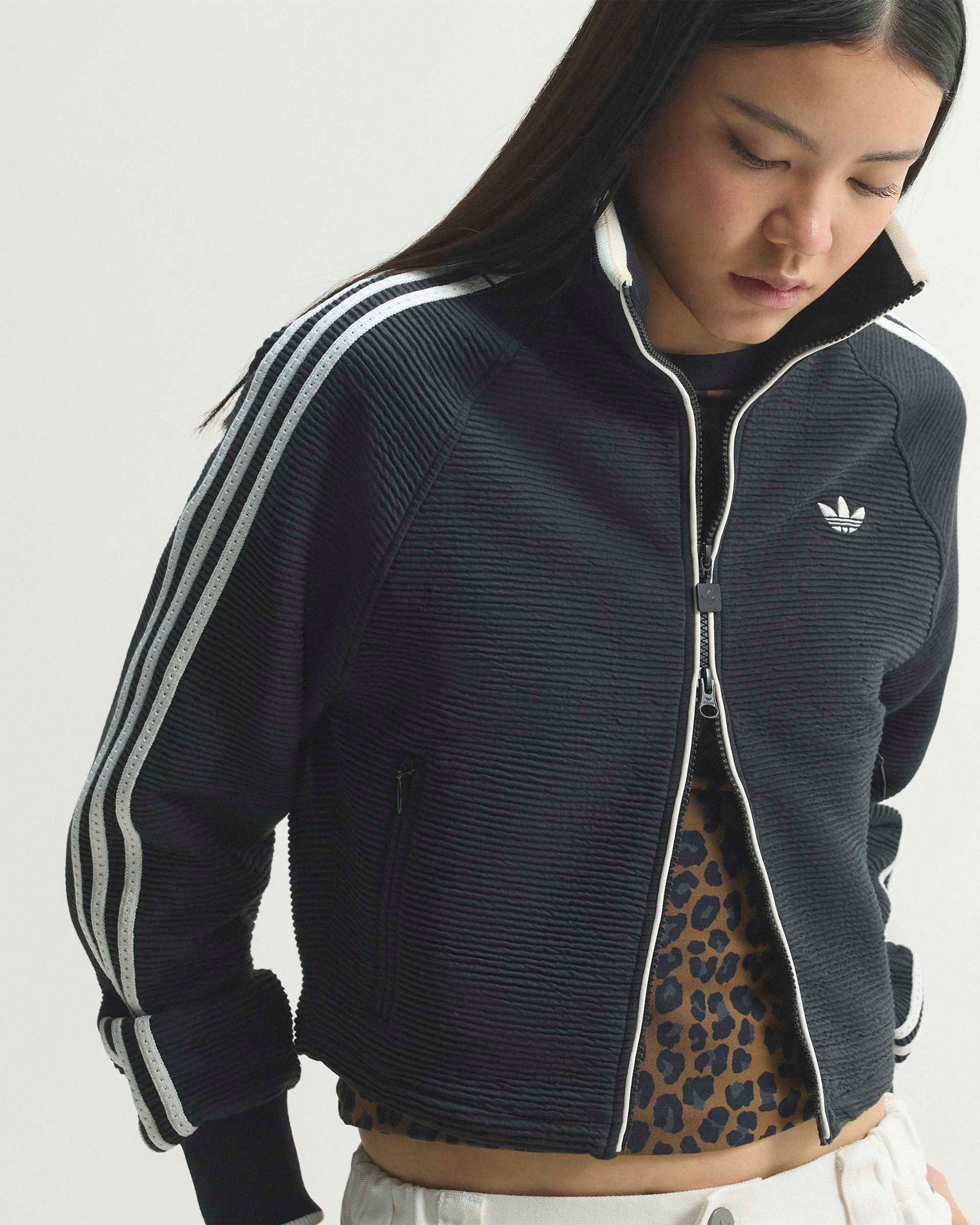 Women's Firebird Track Top - Black / Cloud White