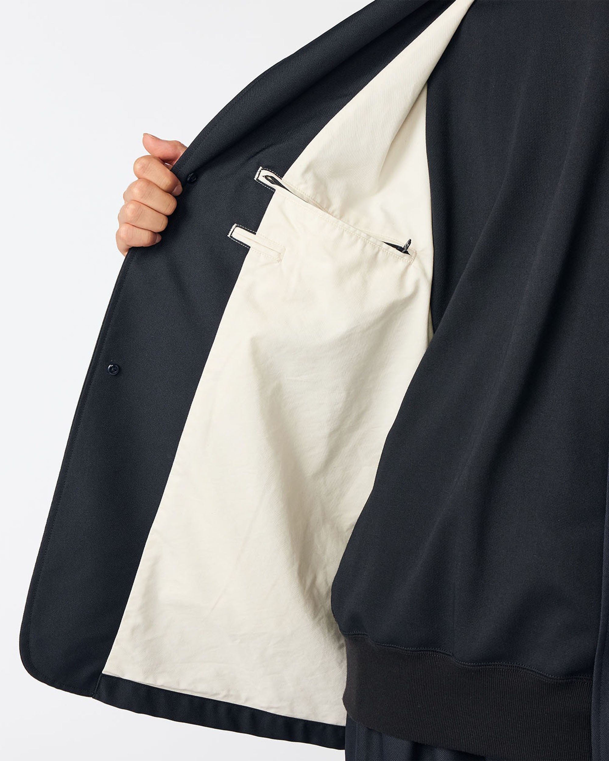 Twill Club Jacket - Black