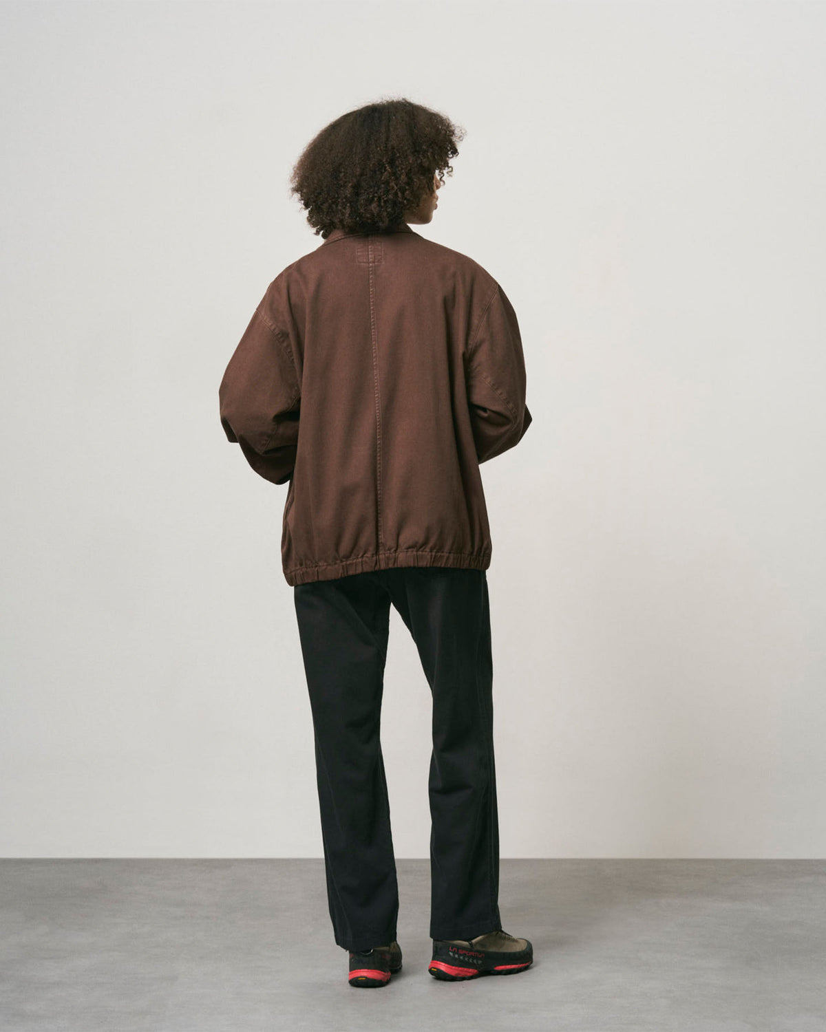 Twill-Around Jacket - Brown Pigment