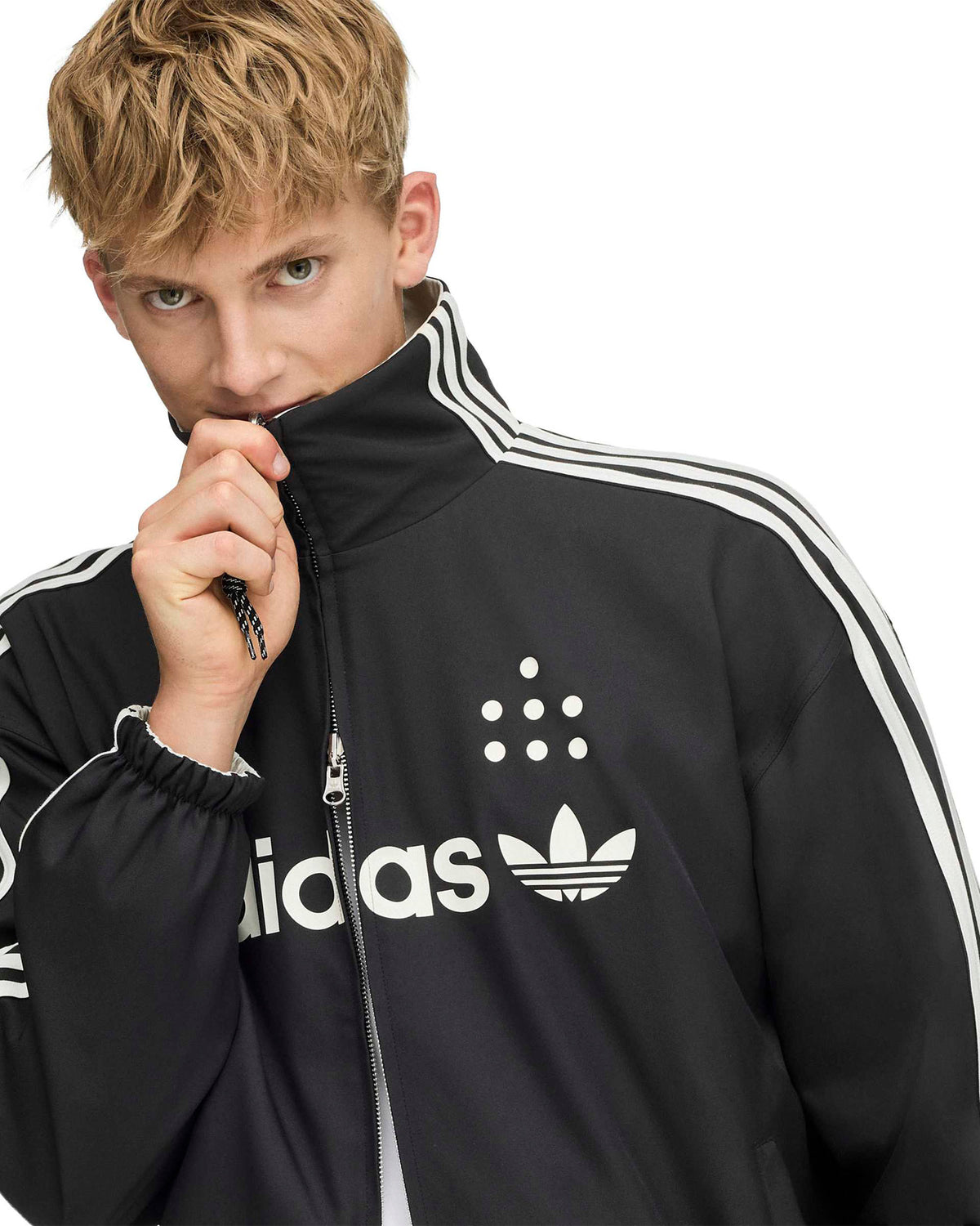 Song for the Mute Track Top - Black / Off White