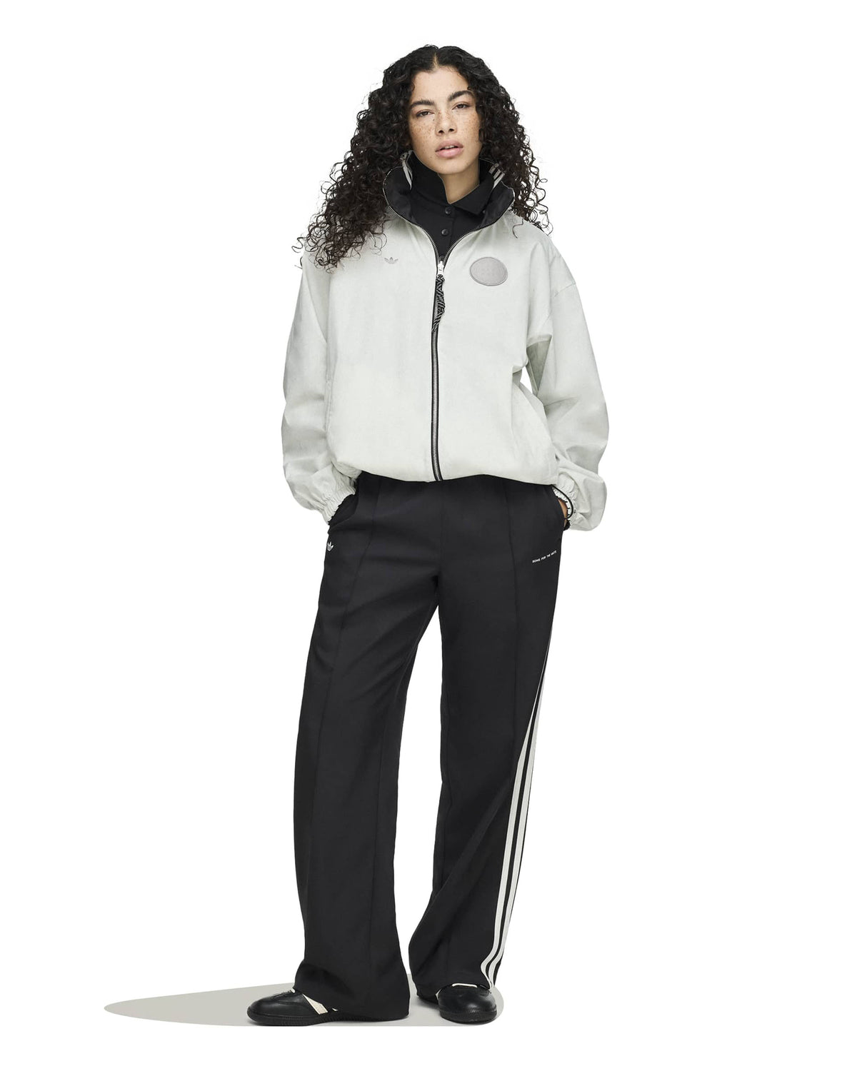 Song for the Mute Track Top - Black / Off White