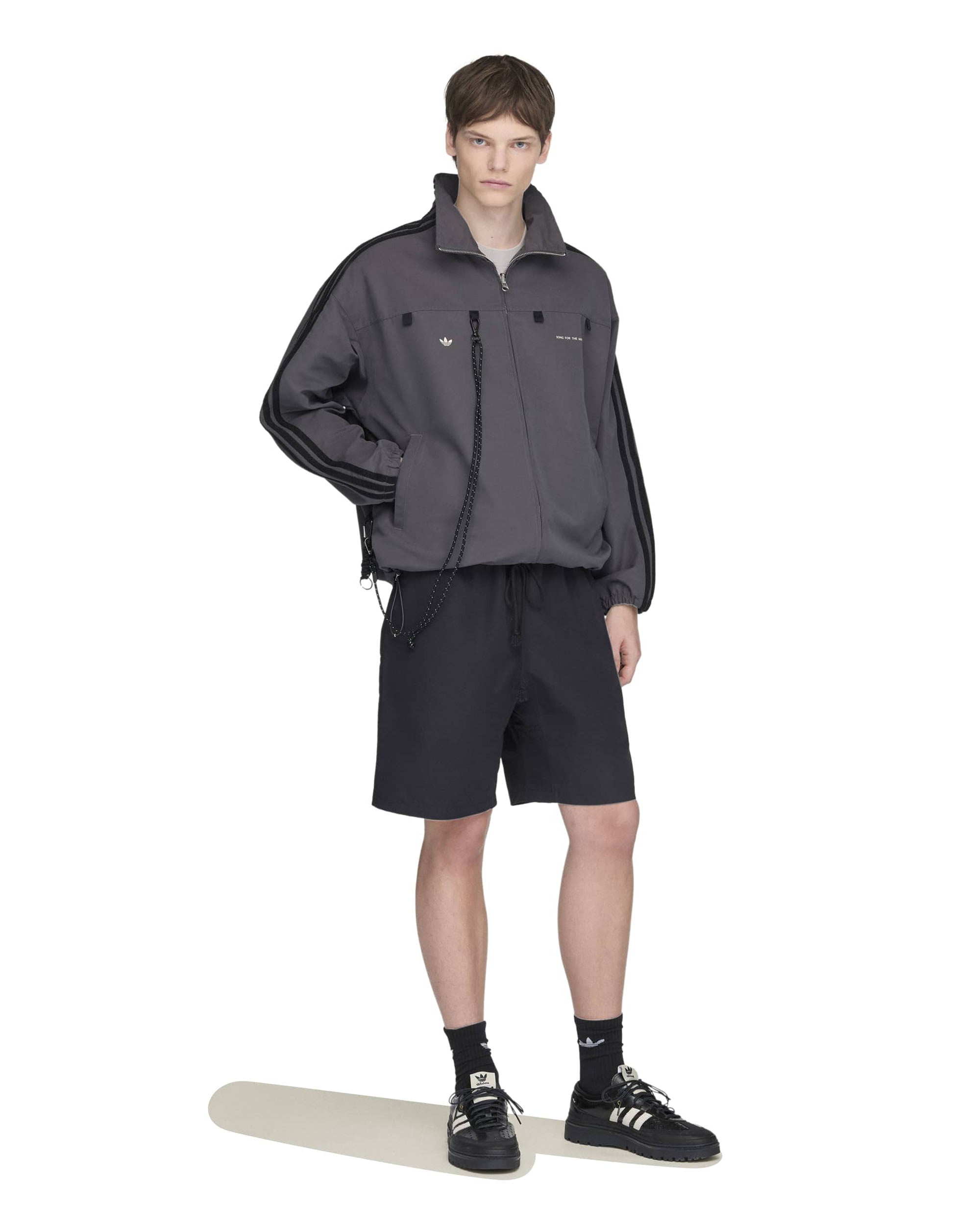 Song for the Mute Track Top - Grey
