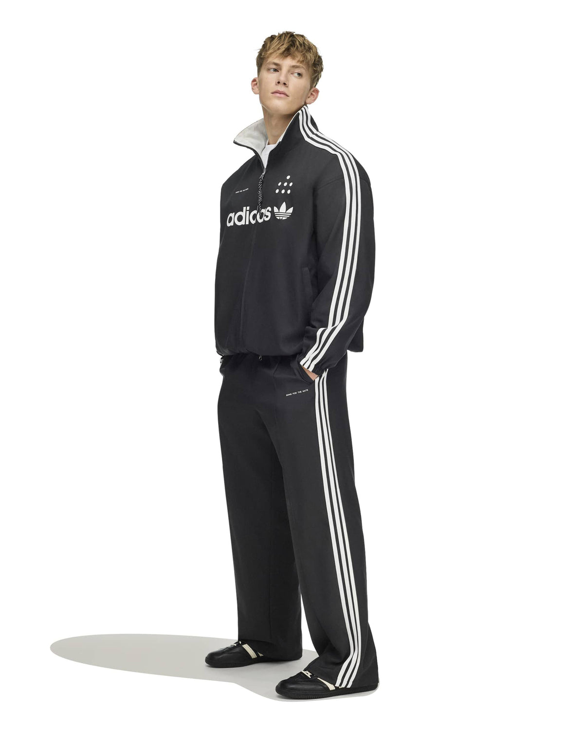 Song for the Mute Track Top - Black / Off White