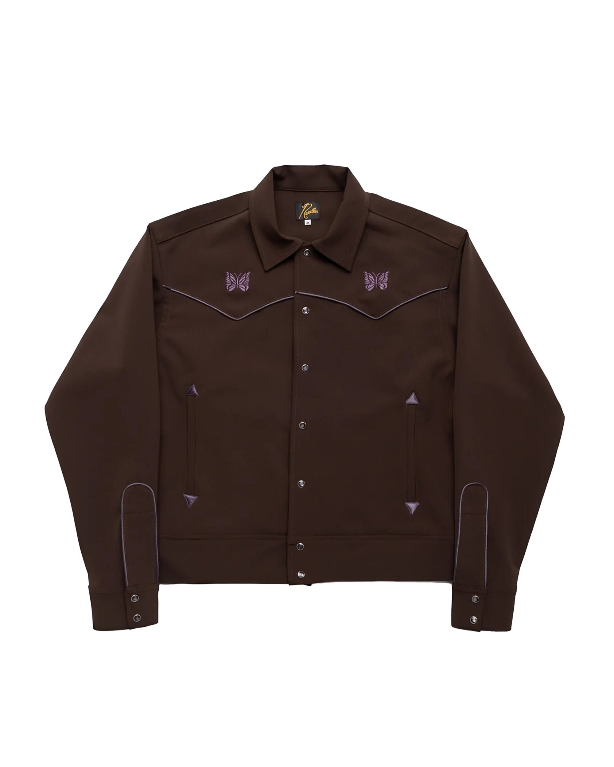 Piping Cowboy Jacket - Brown
