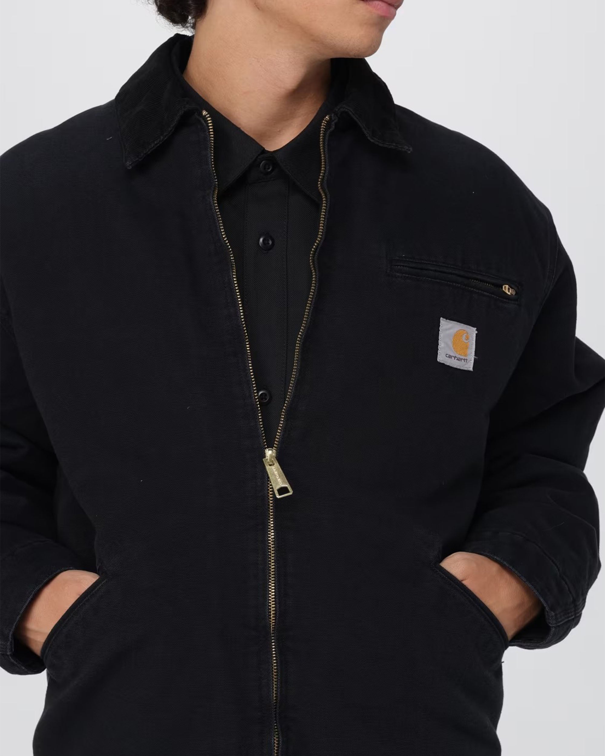 OG Detroit Jacket - Black / Black Stone Canvas