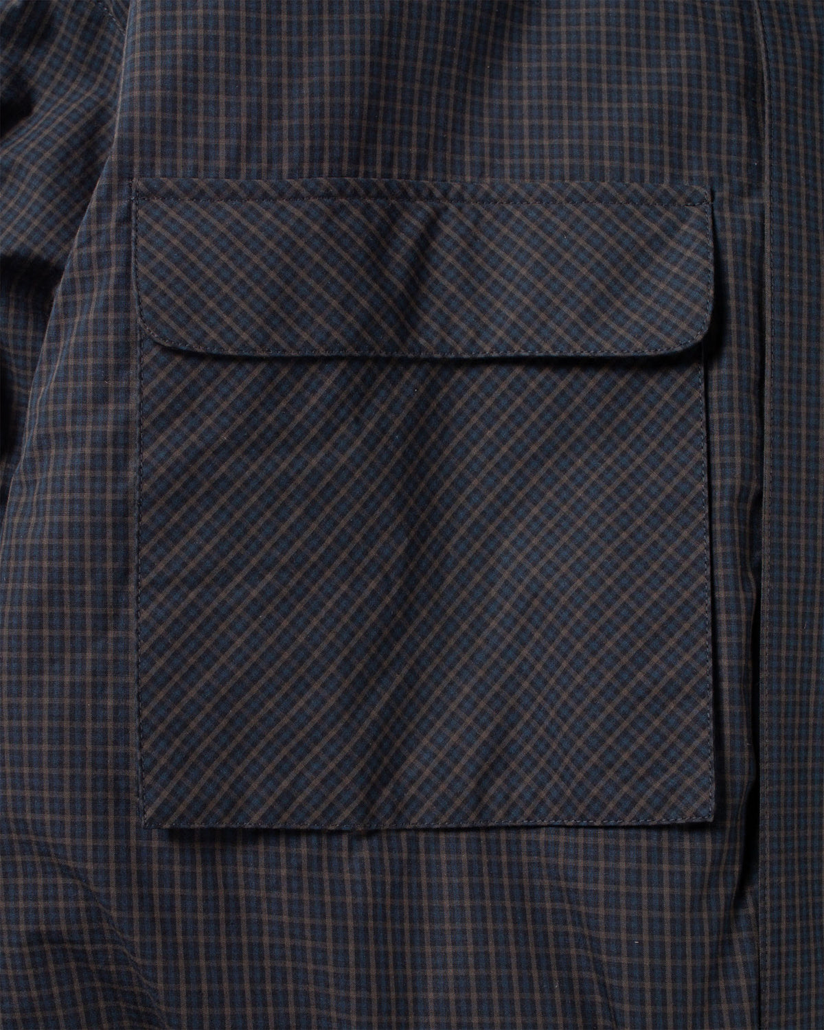 Taki Checkered Jacket - Navy
