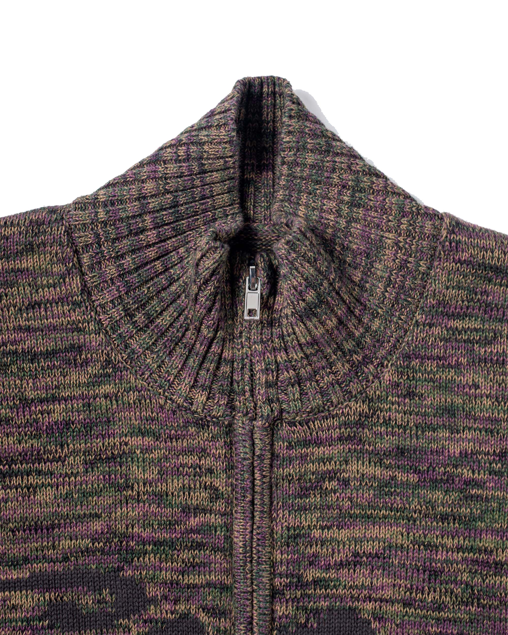 CFY Zip Knit Sweater - Mixed