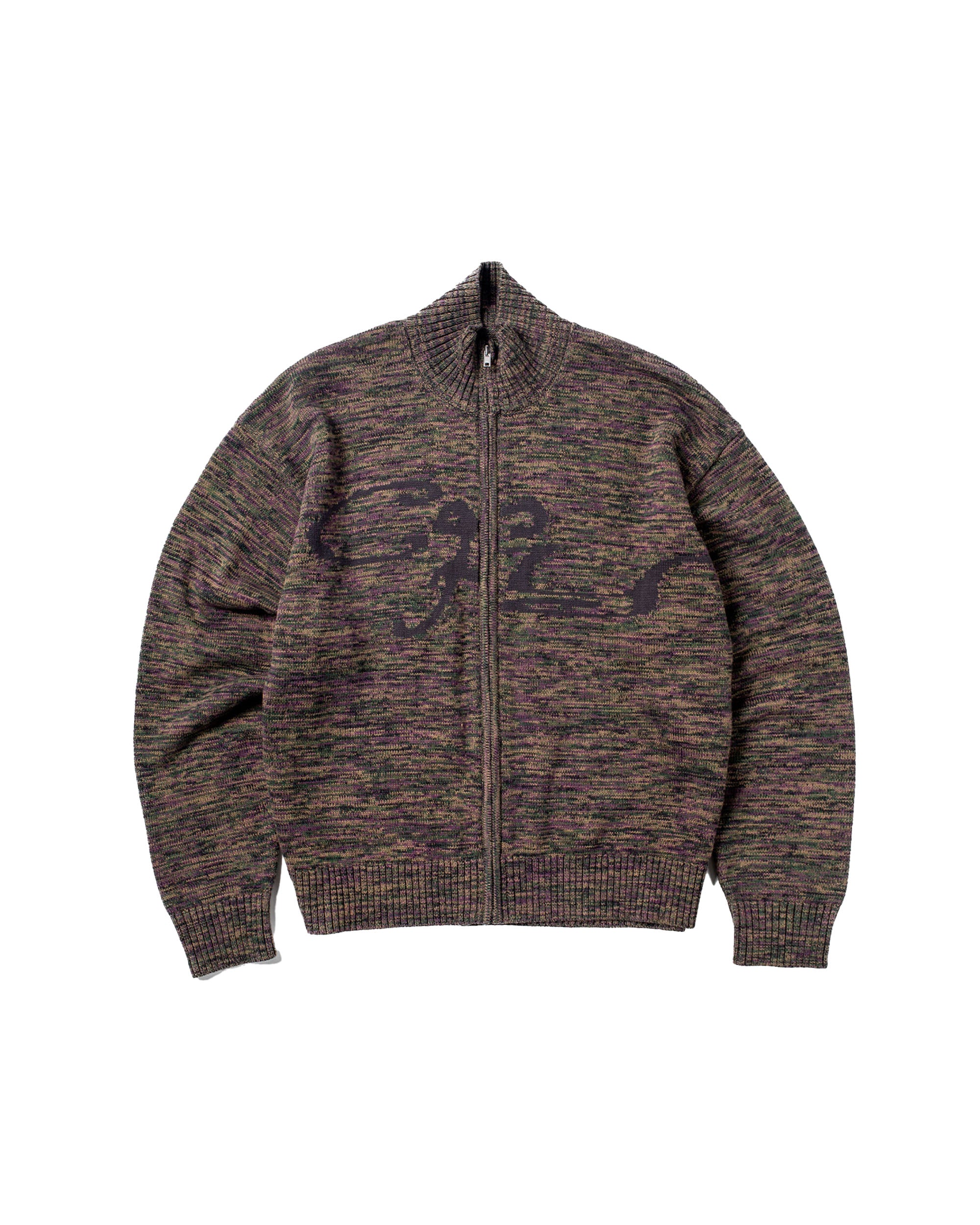 CFY Zip Knit Sweater - Mixed