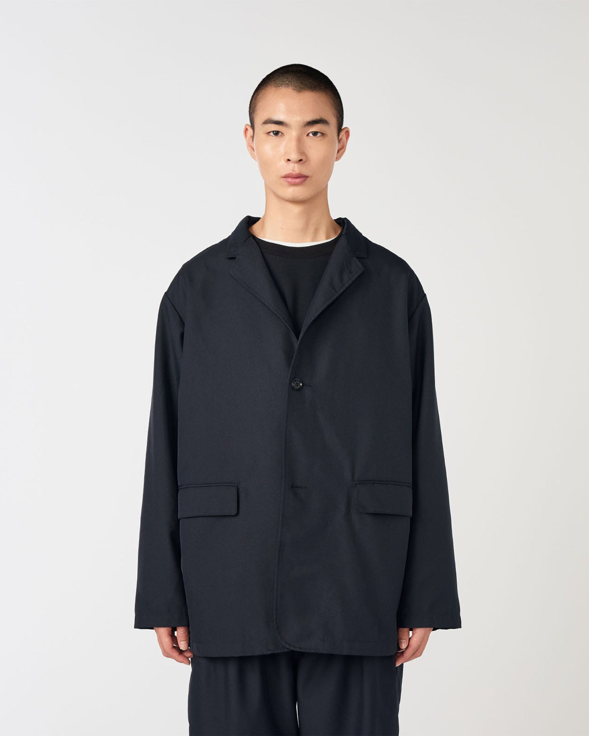 Twill Club Jacket - Dark Navy