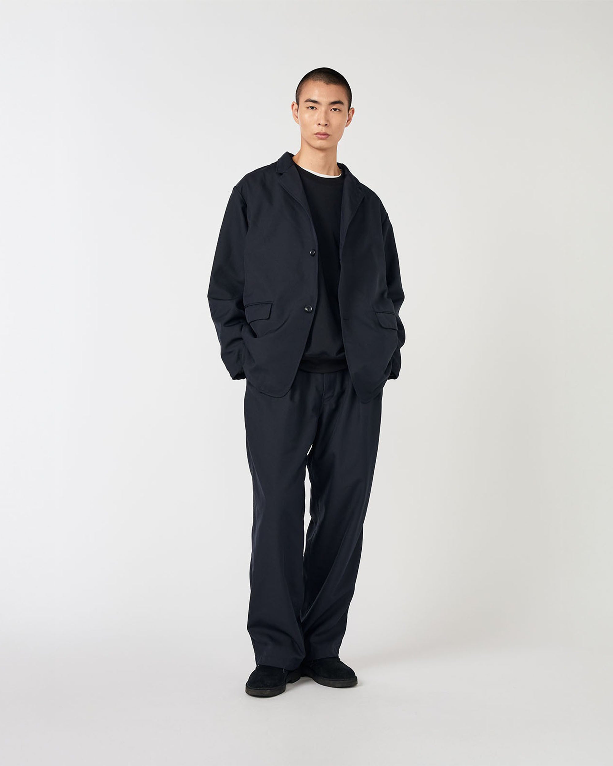 Twill Club Jacket - Dark Navy