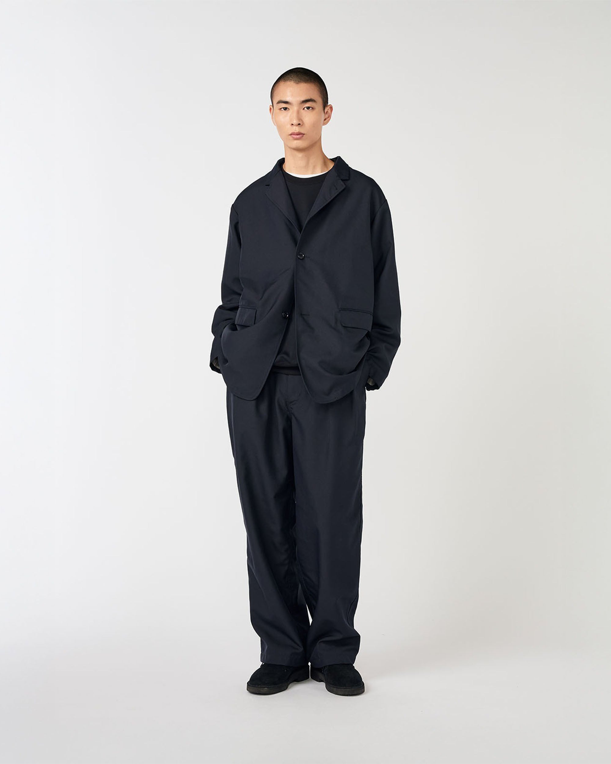 Twill Club Jacket - Dark Navy