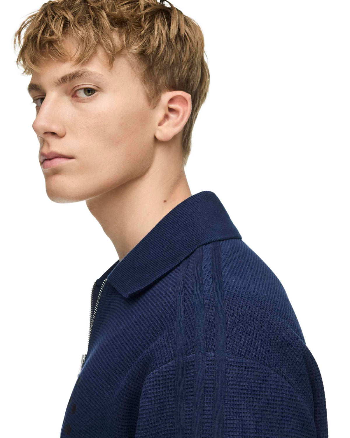 Song for the Mute L/S Polo - Blue
