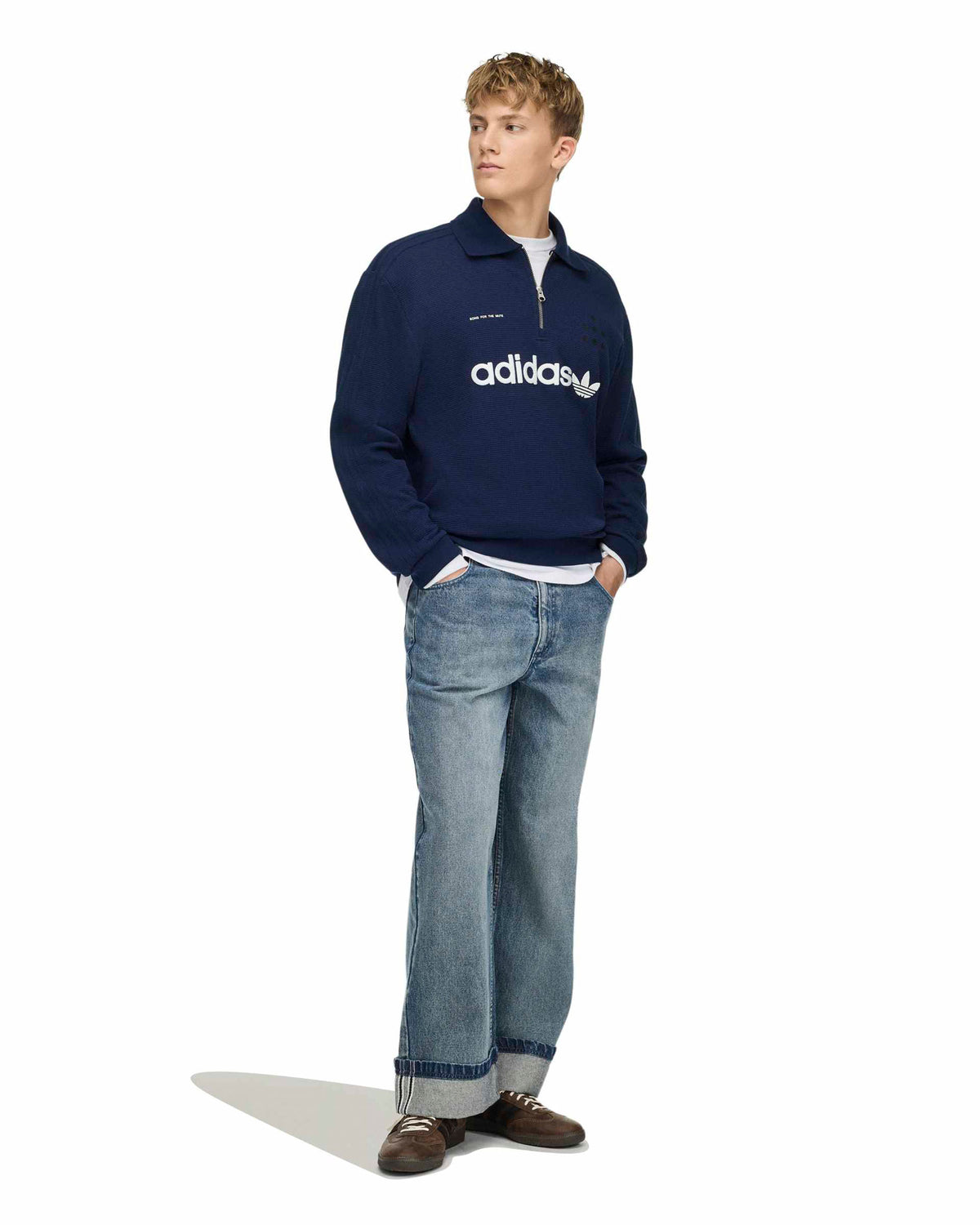 Song for the Mute L/S Polo - Blue
