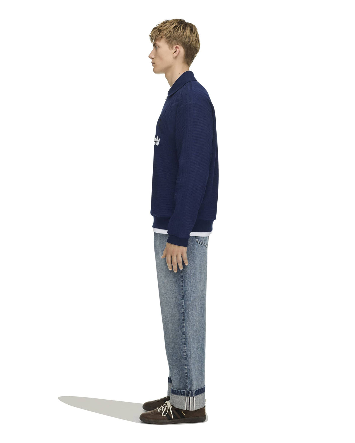 Song for the Mute L/S Polo - Blue