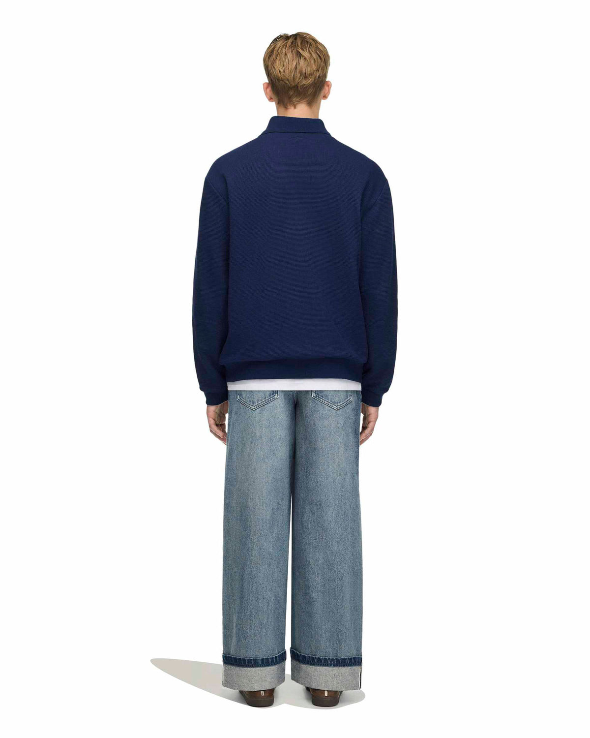 Song for the Mute L/S Polo - Blue