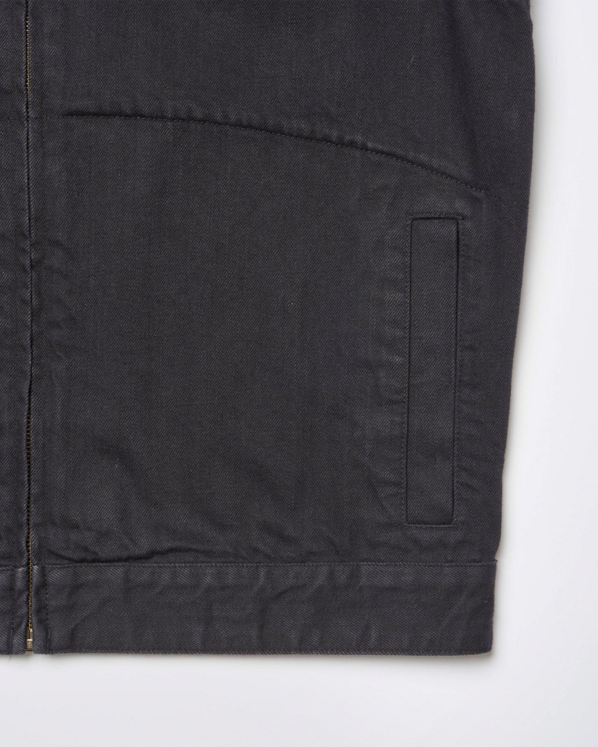 Japanese Denim Trucker - True Black