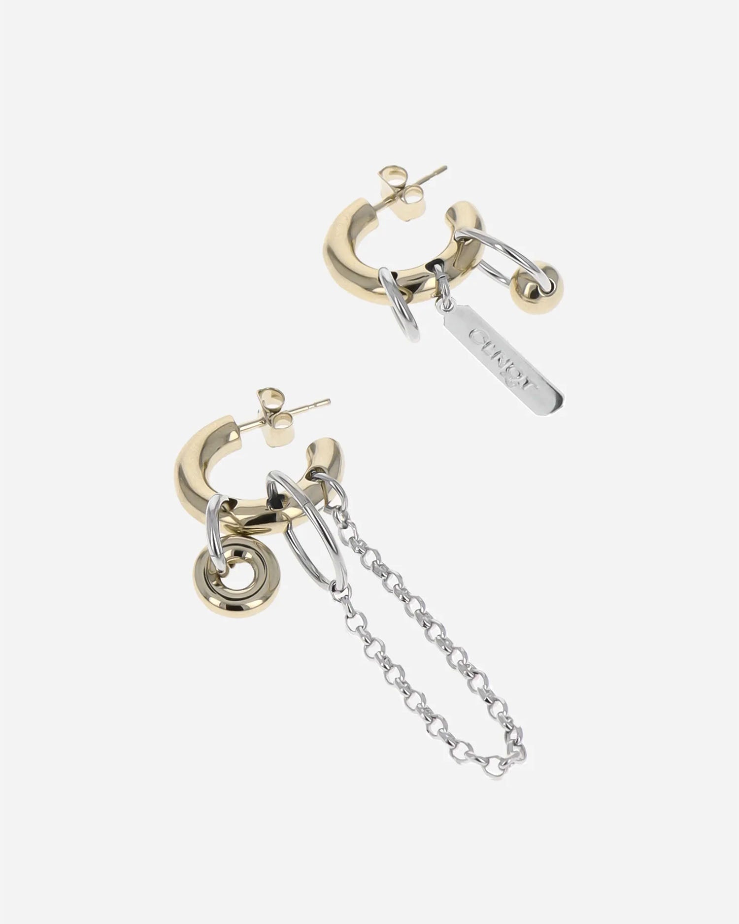Irvin Earrings - Gold / Silver