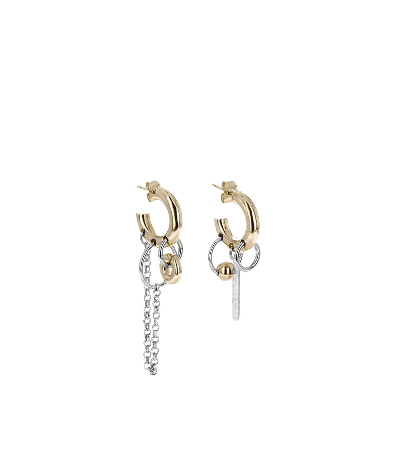 Irvin Earrings - Gold / Silver