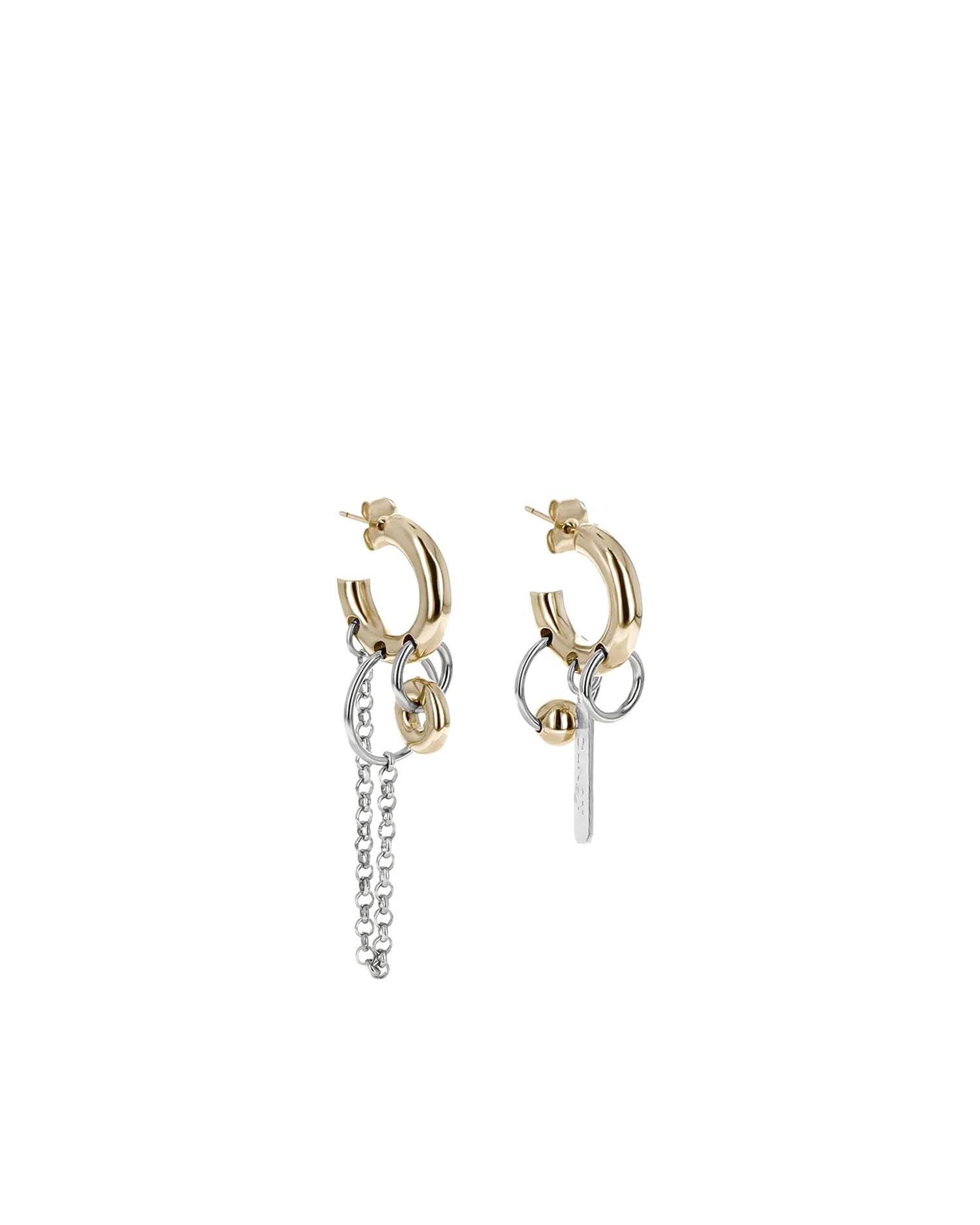 Irvin Earrings - Gold / Silver