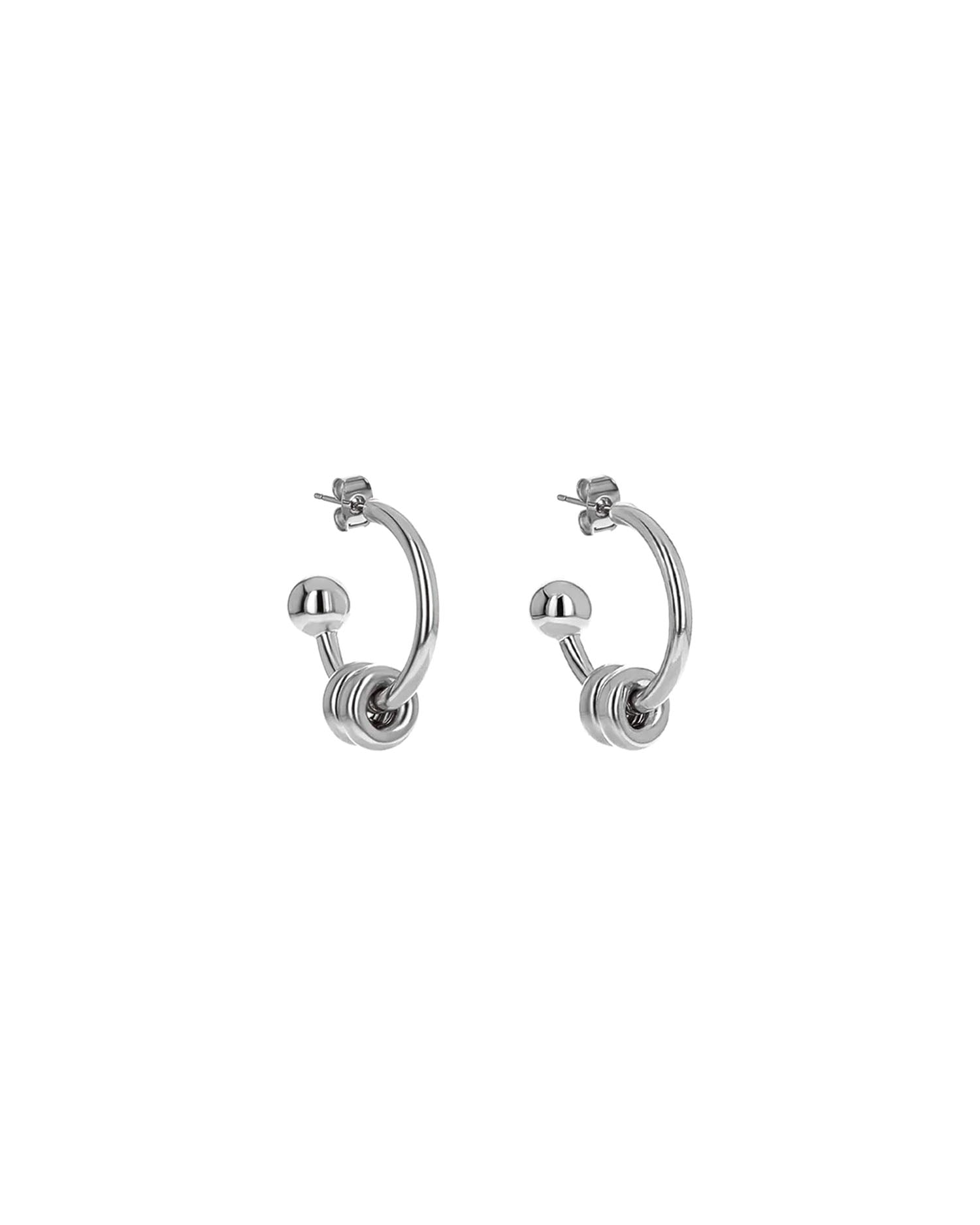 Alan Earrings - Silver
