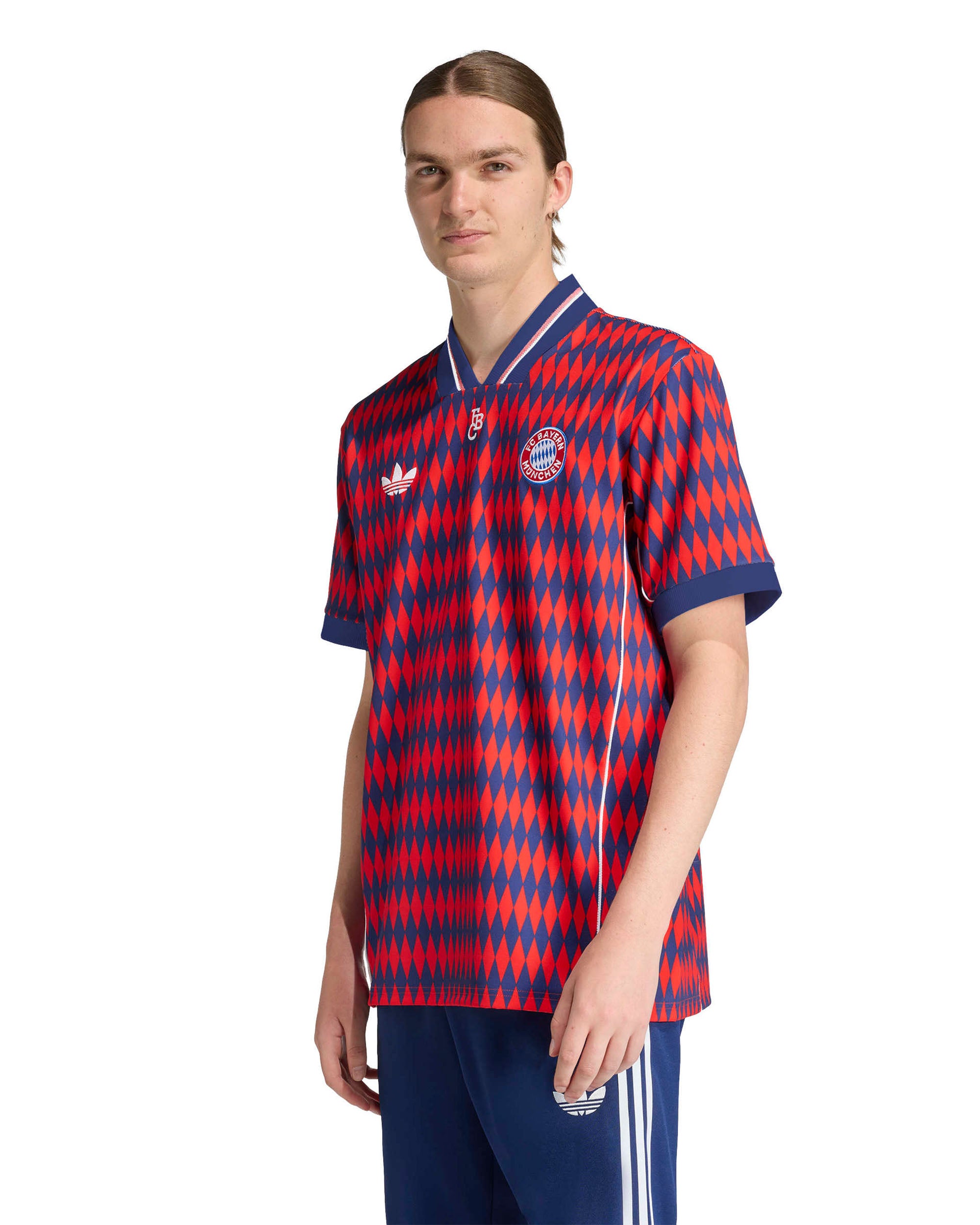 FC Bayern Munich LF Jersey - RED/DKBLUE