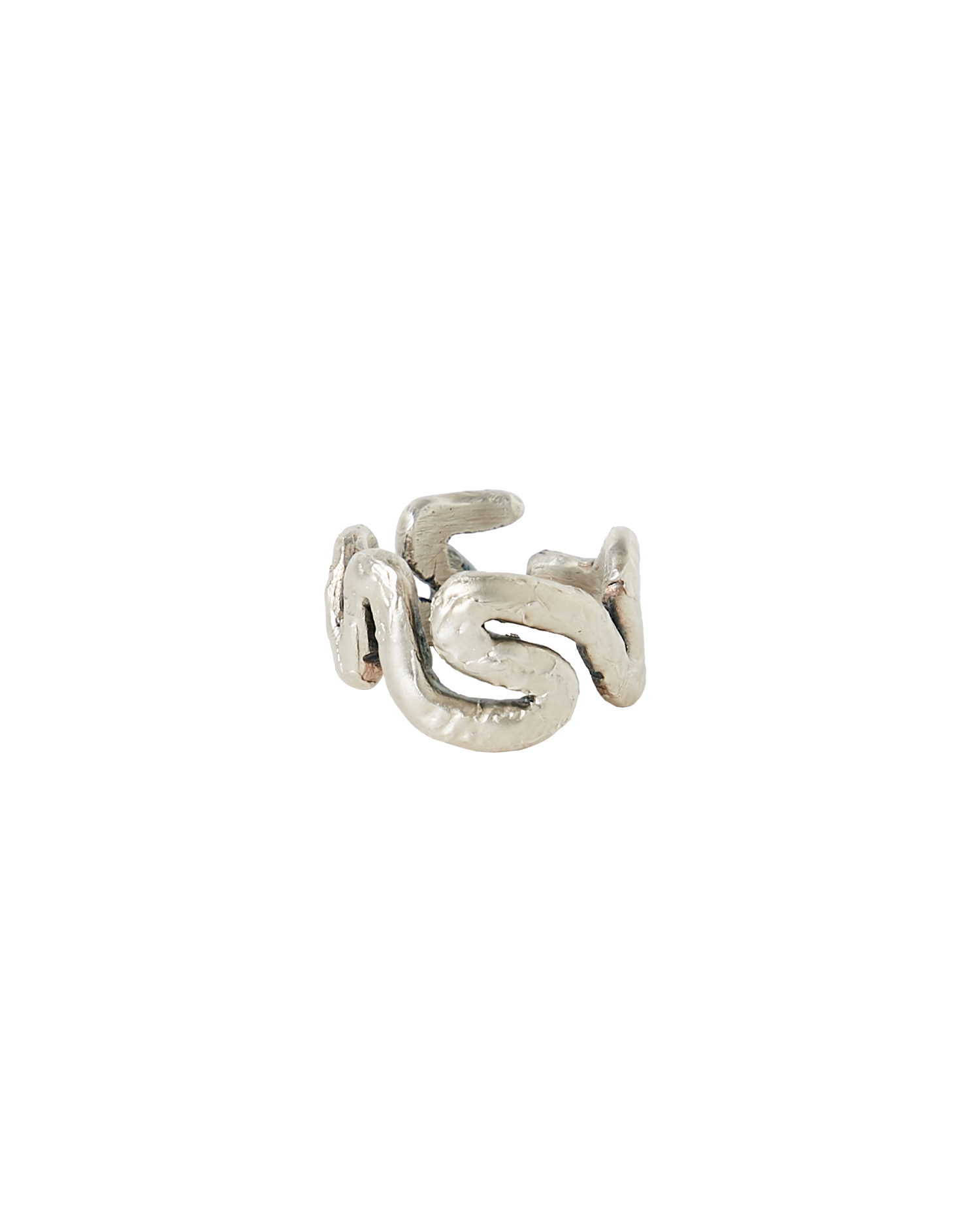 Wyrm Ring - Oxidised Silver