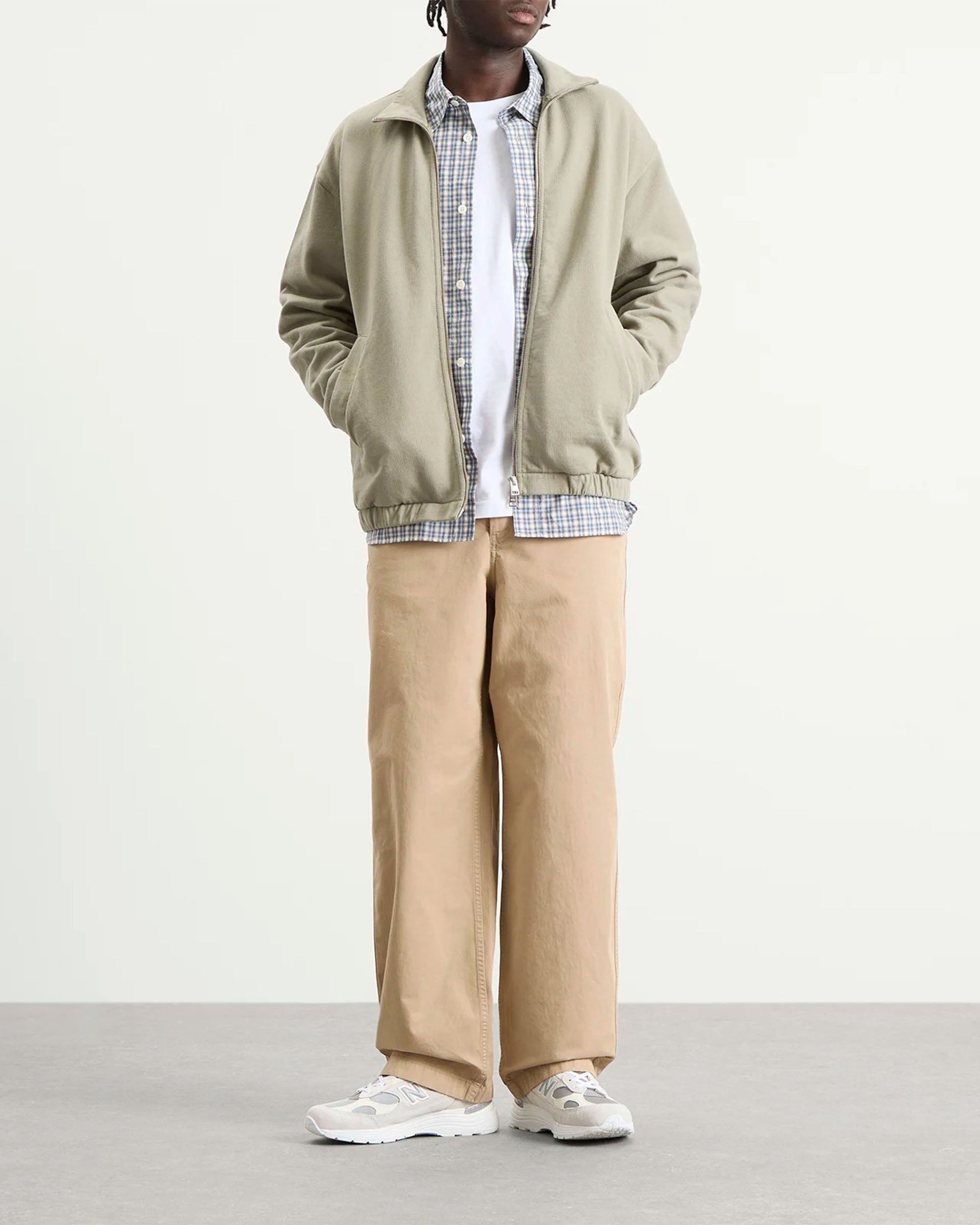 Hornidal Loopback Track Jacket - Vetiver