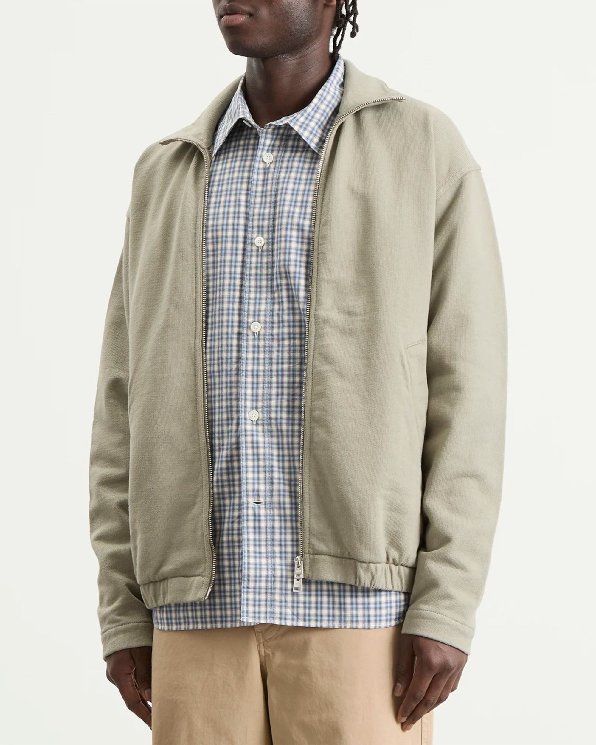 Hornidal Loopback Track Jacket - Vetiver