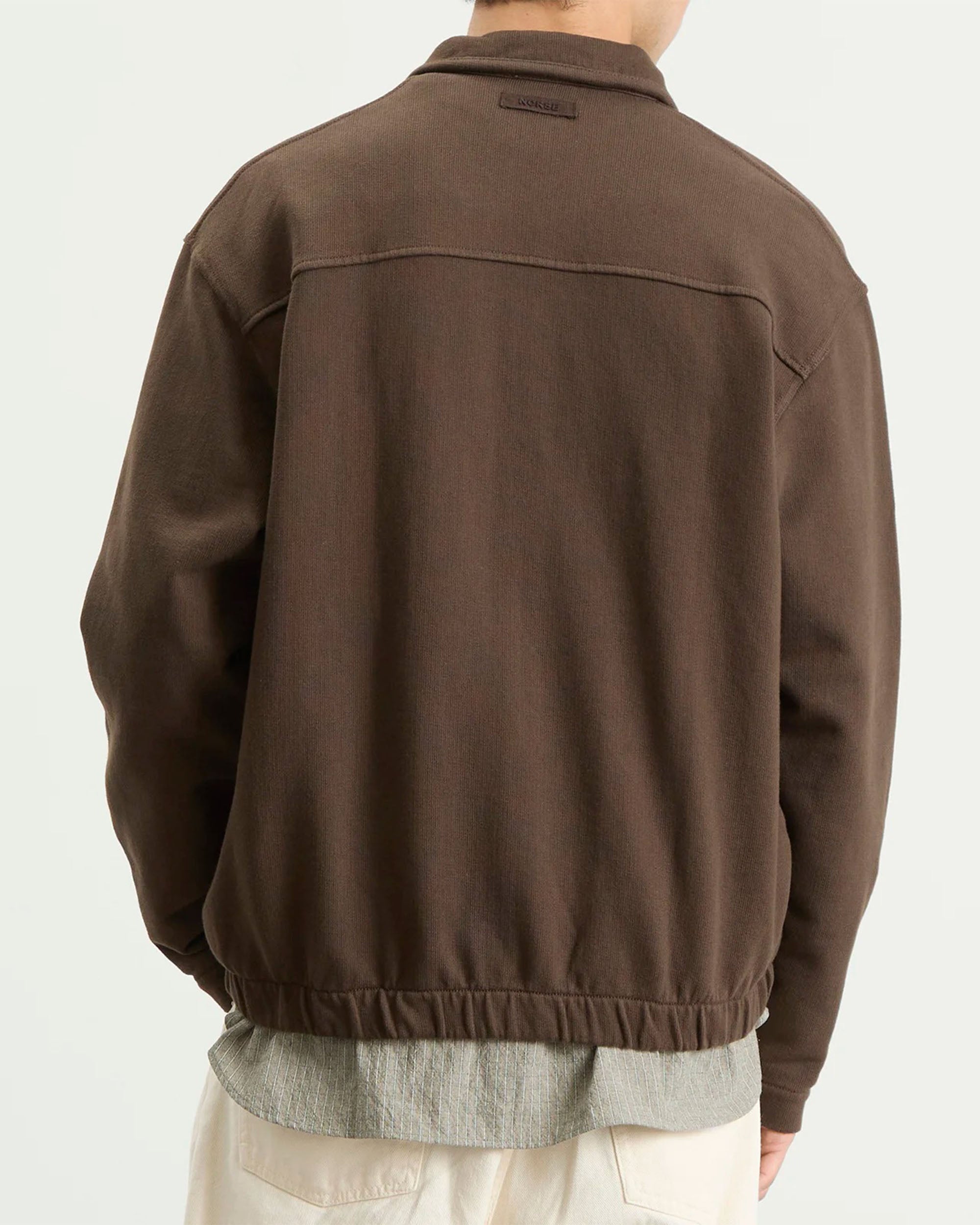 Hornidal Loopback Track Jacket - Delicioso Brown
