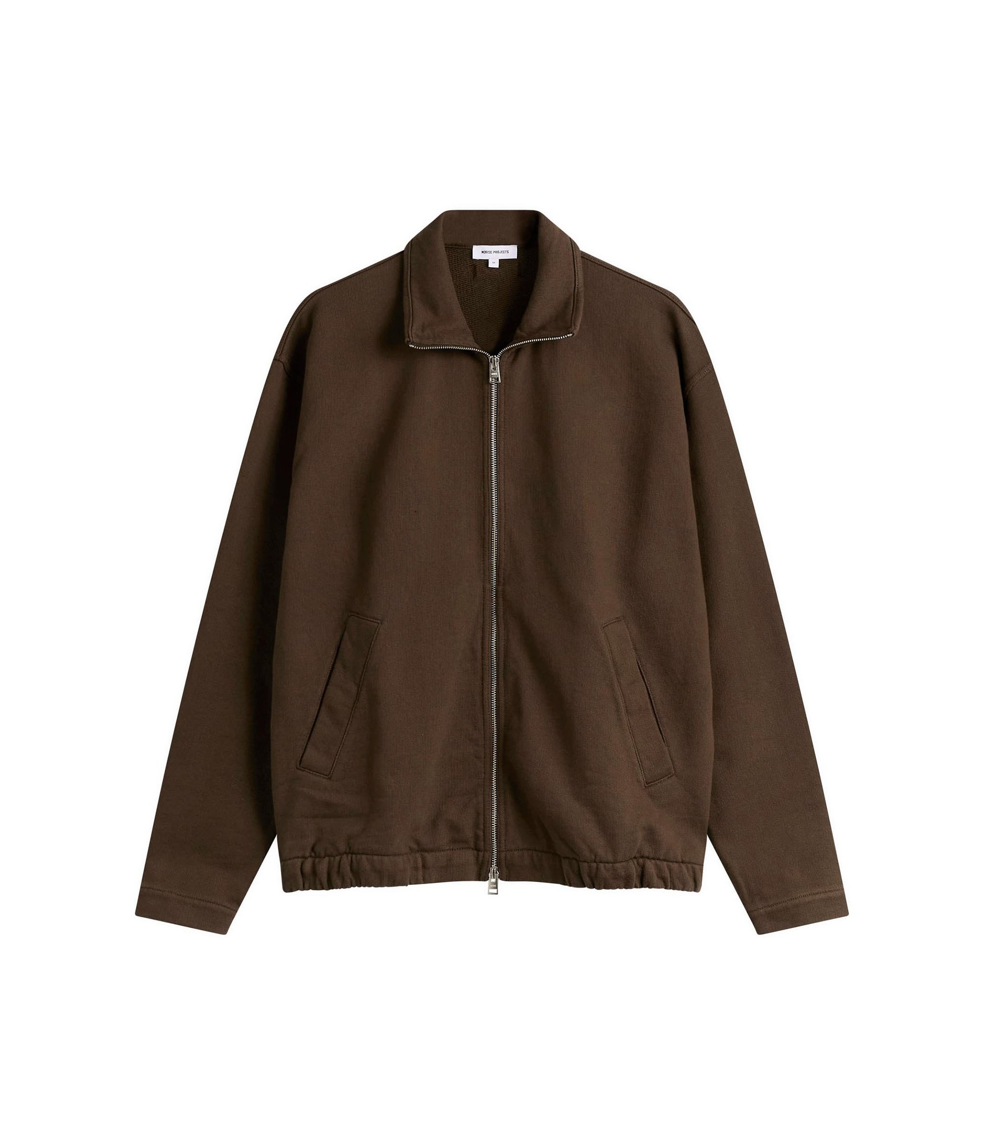 Hornidal Loopback Track Jacket - Delicioso Brown