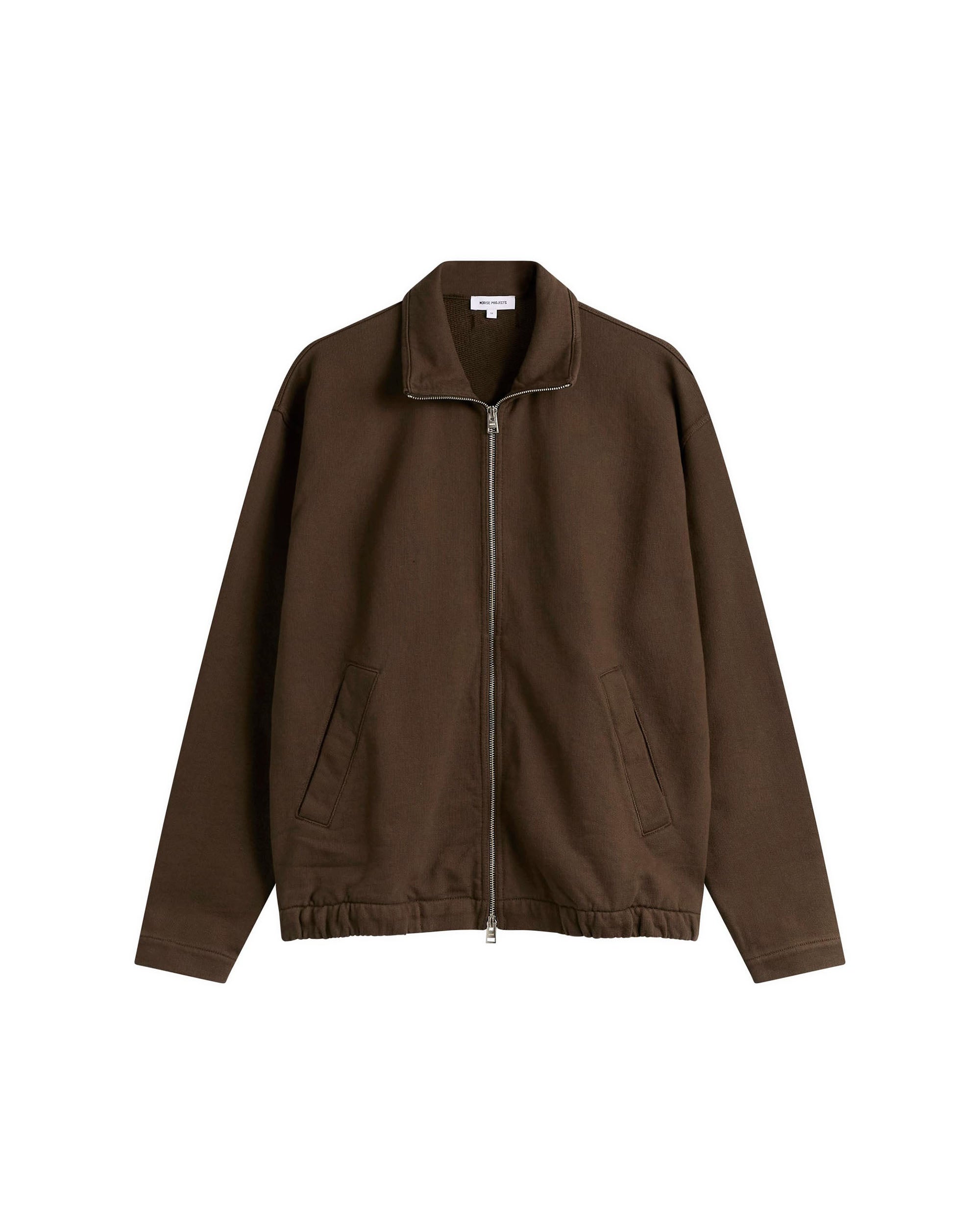 Hornidal Loopback Track Jacket - Delicioso Brown