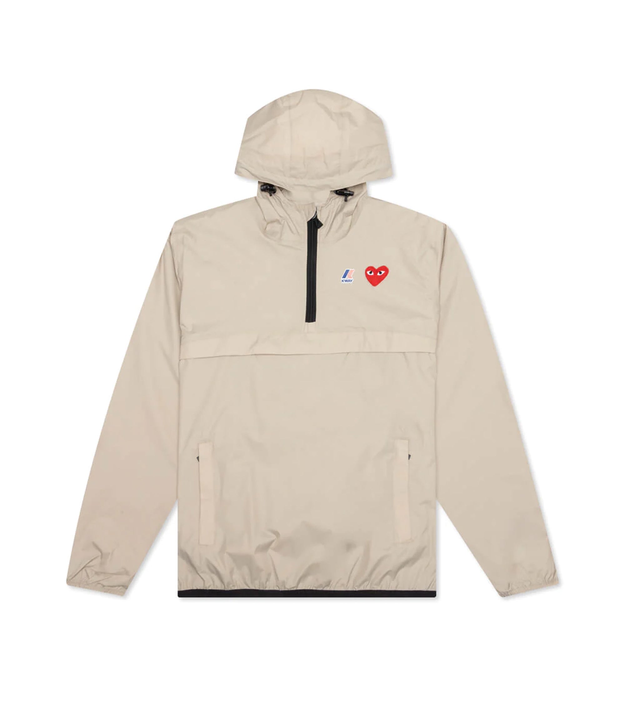 K-Way Half Zip Le Vrai 3.0 Leon Jacket - Beige