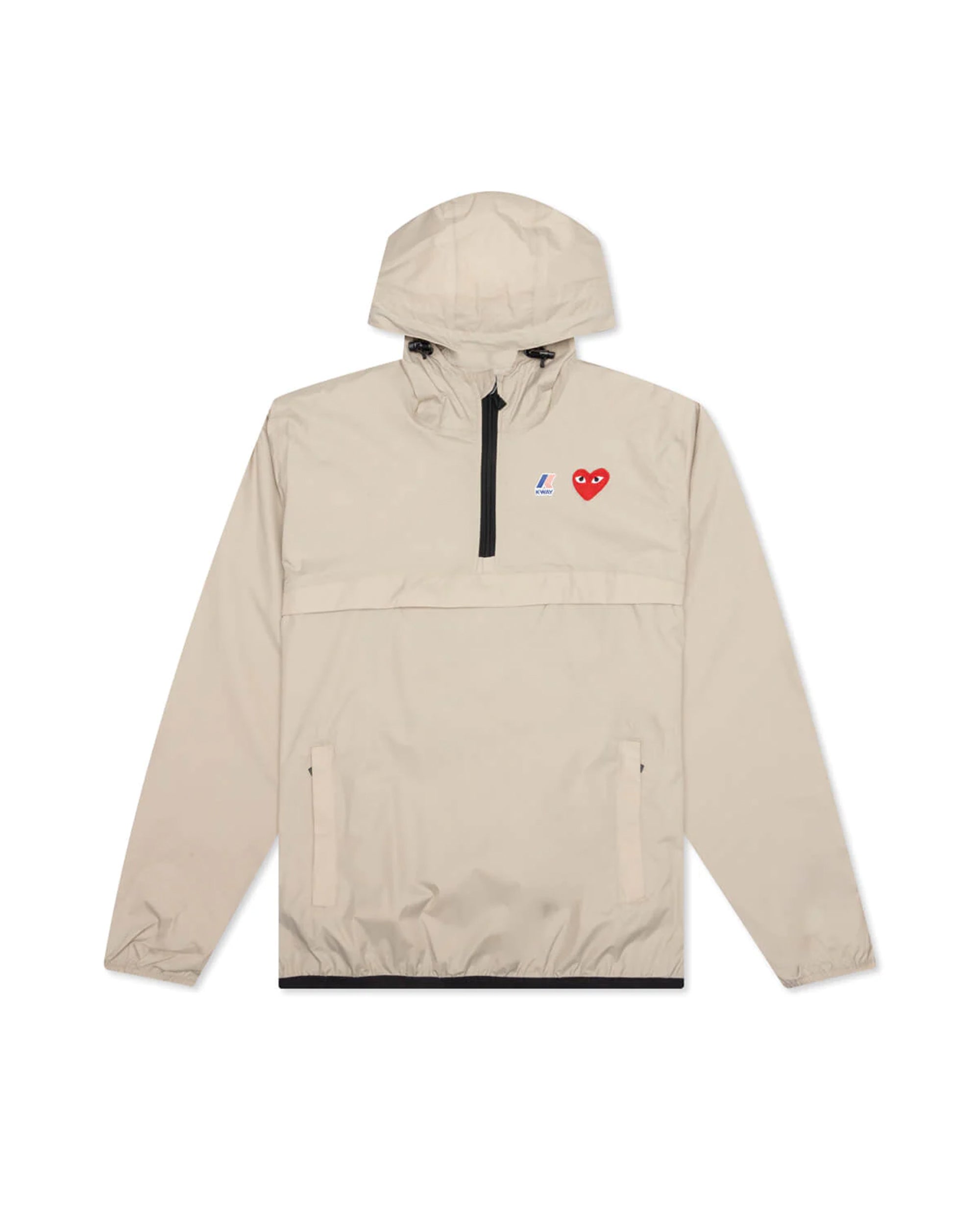 K-Way Half Zip Le Vrai 3.0 Leon Jacket - Beige