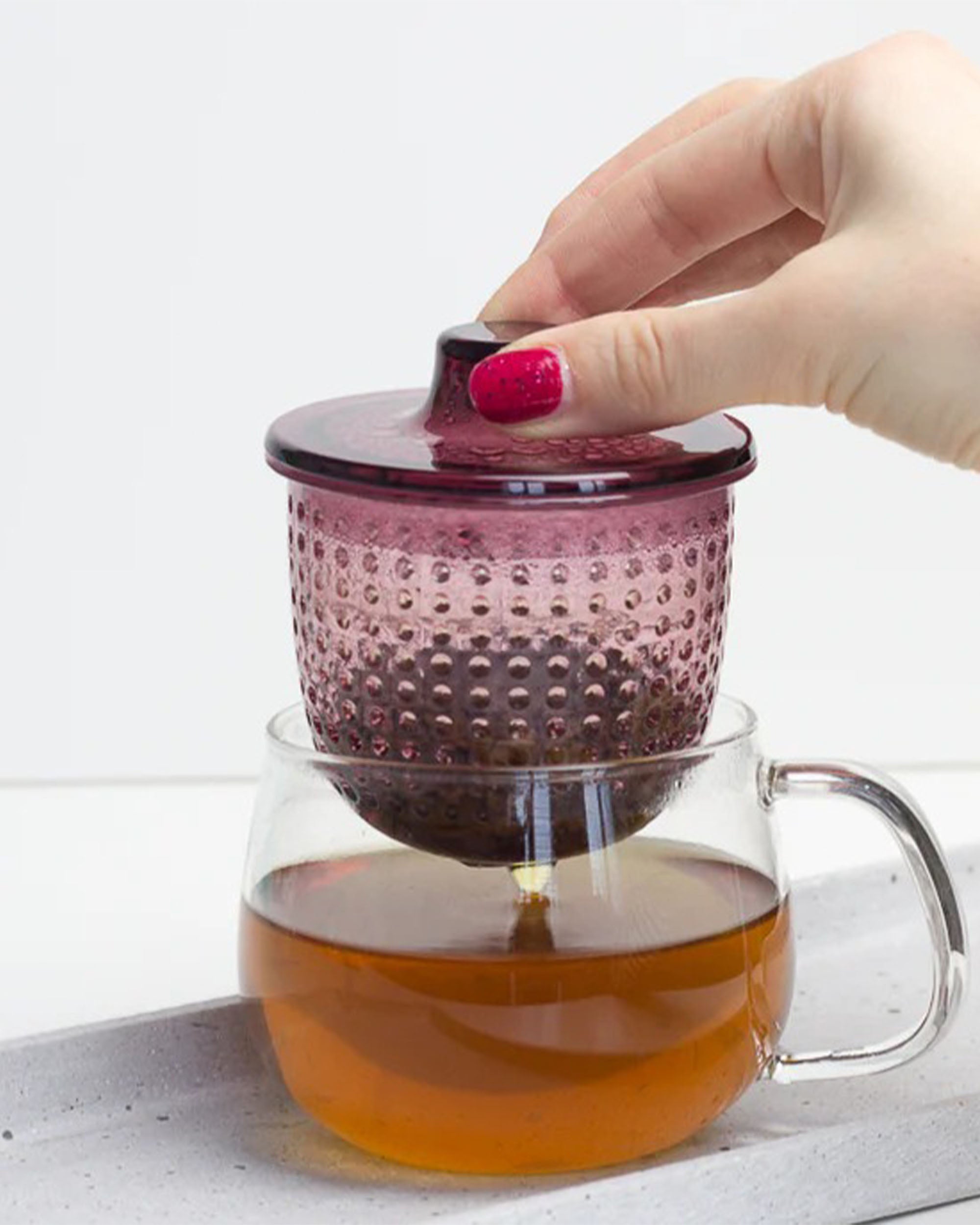 Kinto Unitea Unimug - Wine Red