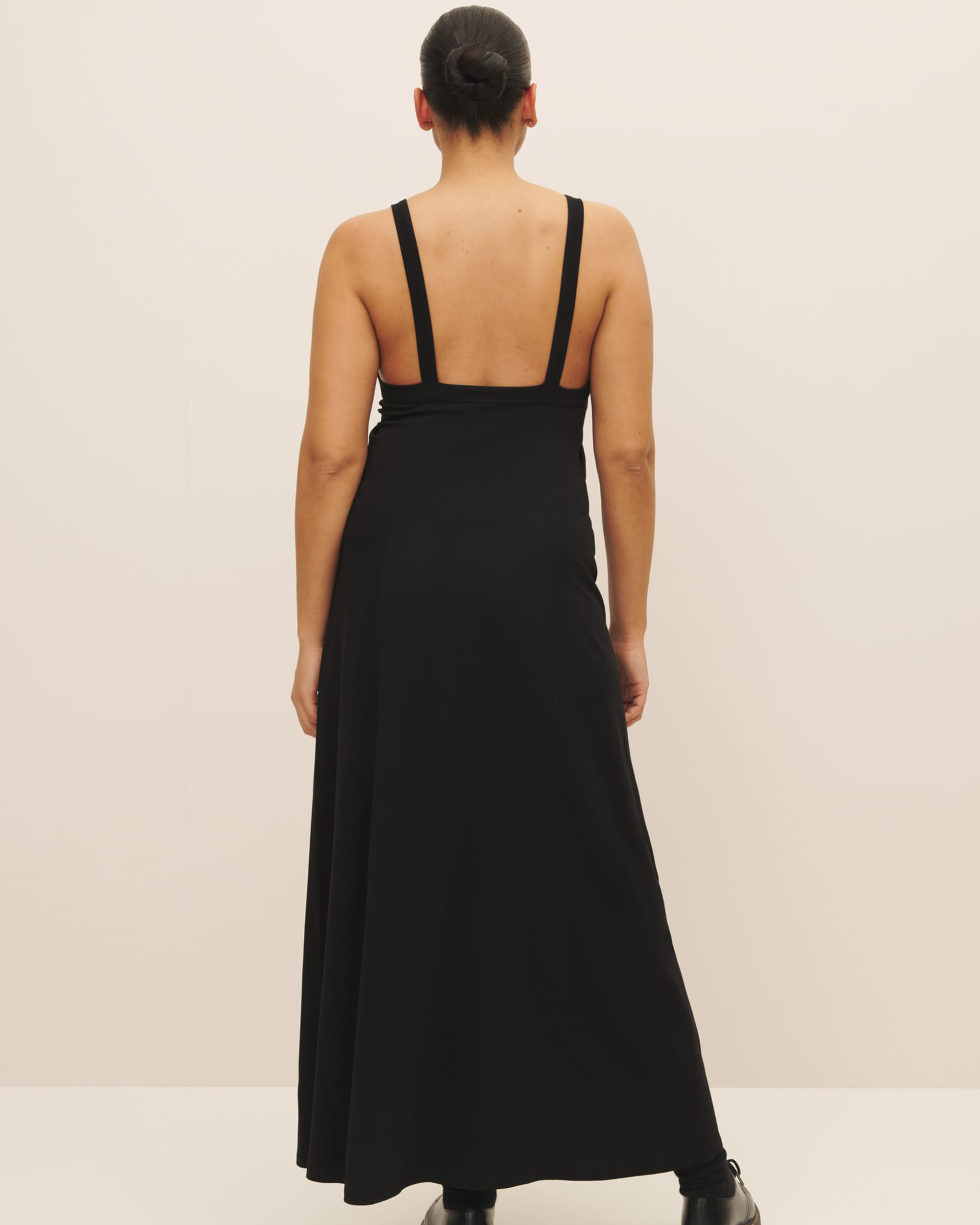 Low Back Dress - Black