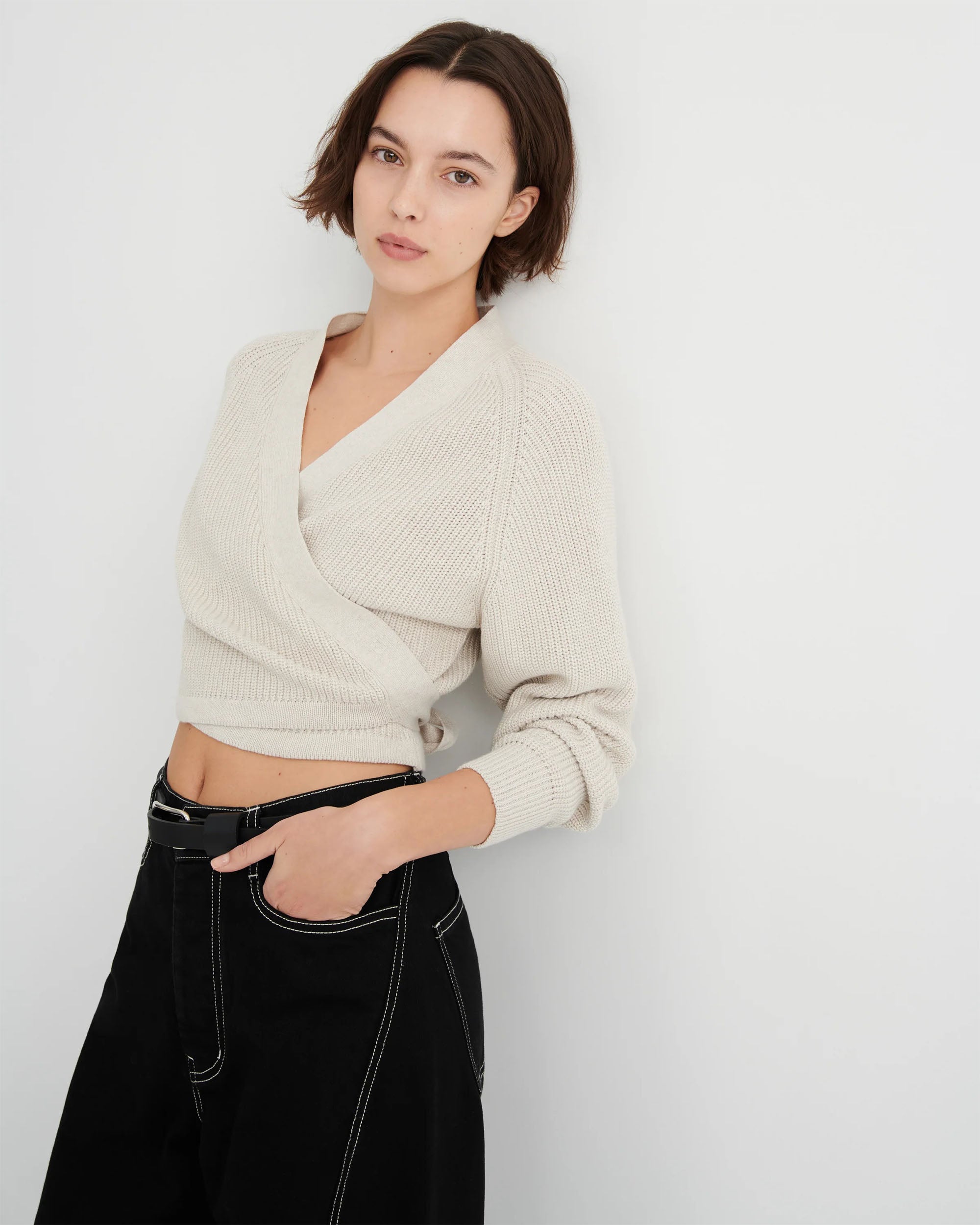 Composure Cardigan - Oat Melange