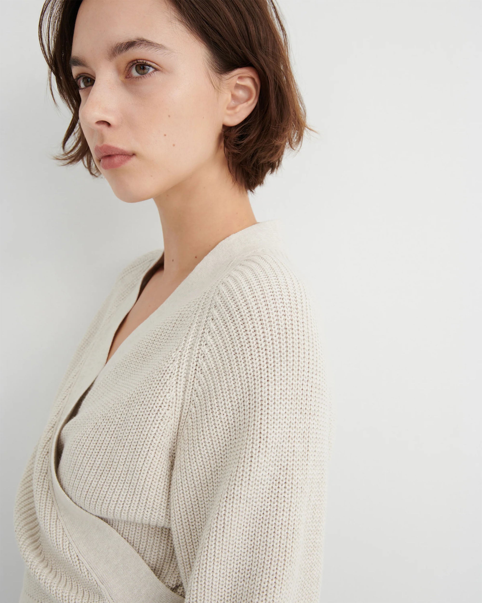 Composure Cardigan - Oat Melange