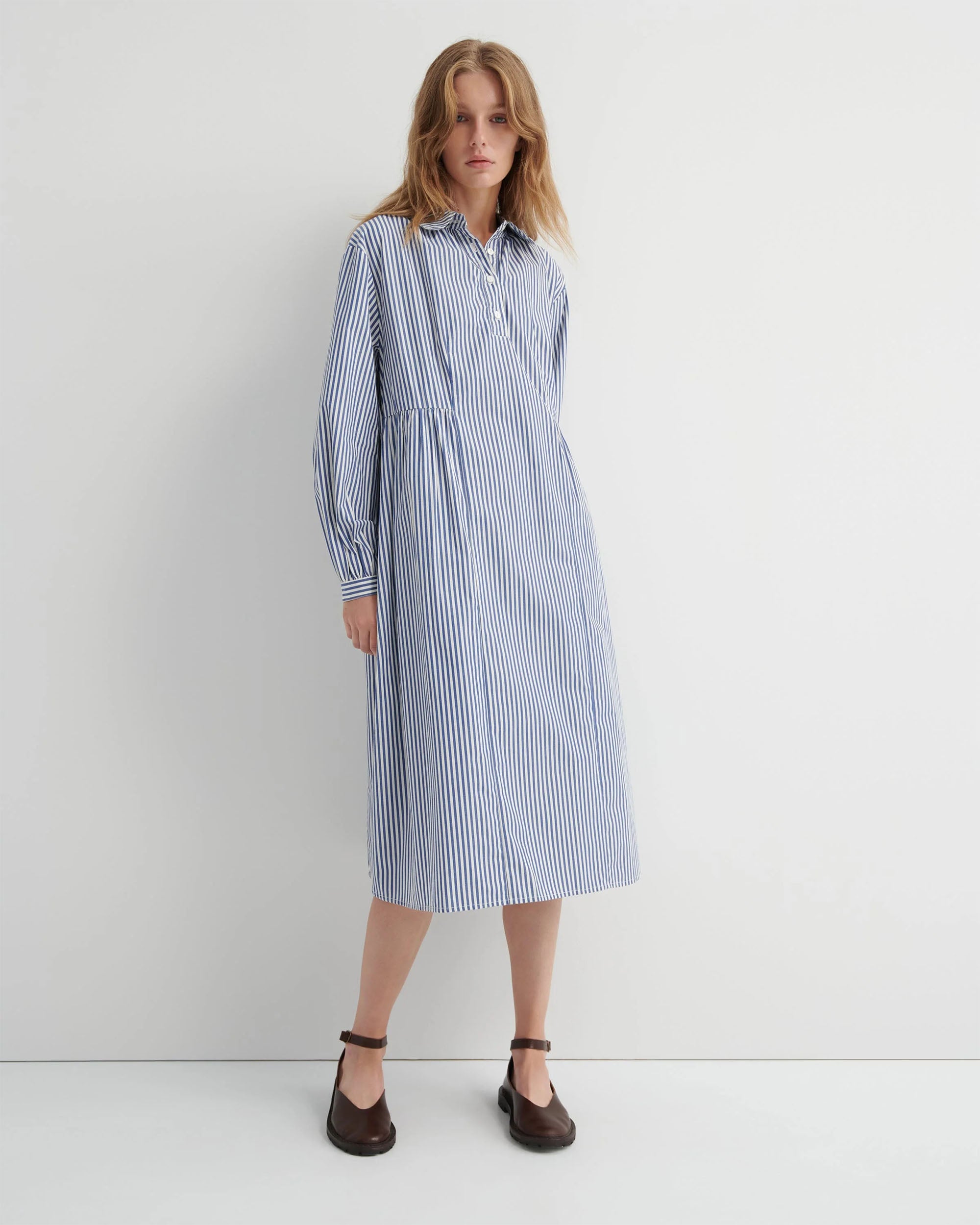 Sonnet Dress - Workwear Stripe