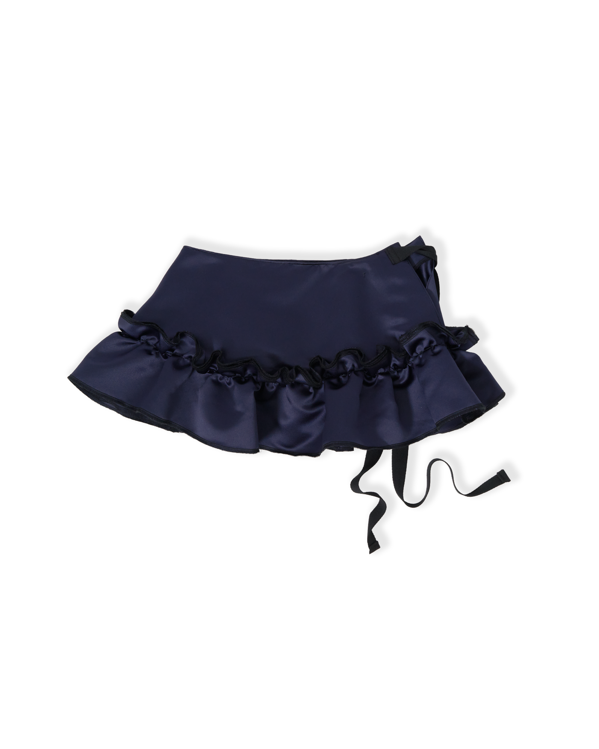 Satin Molly Skirt - Navy