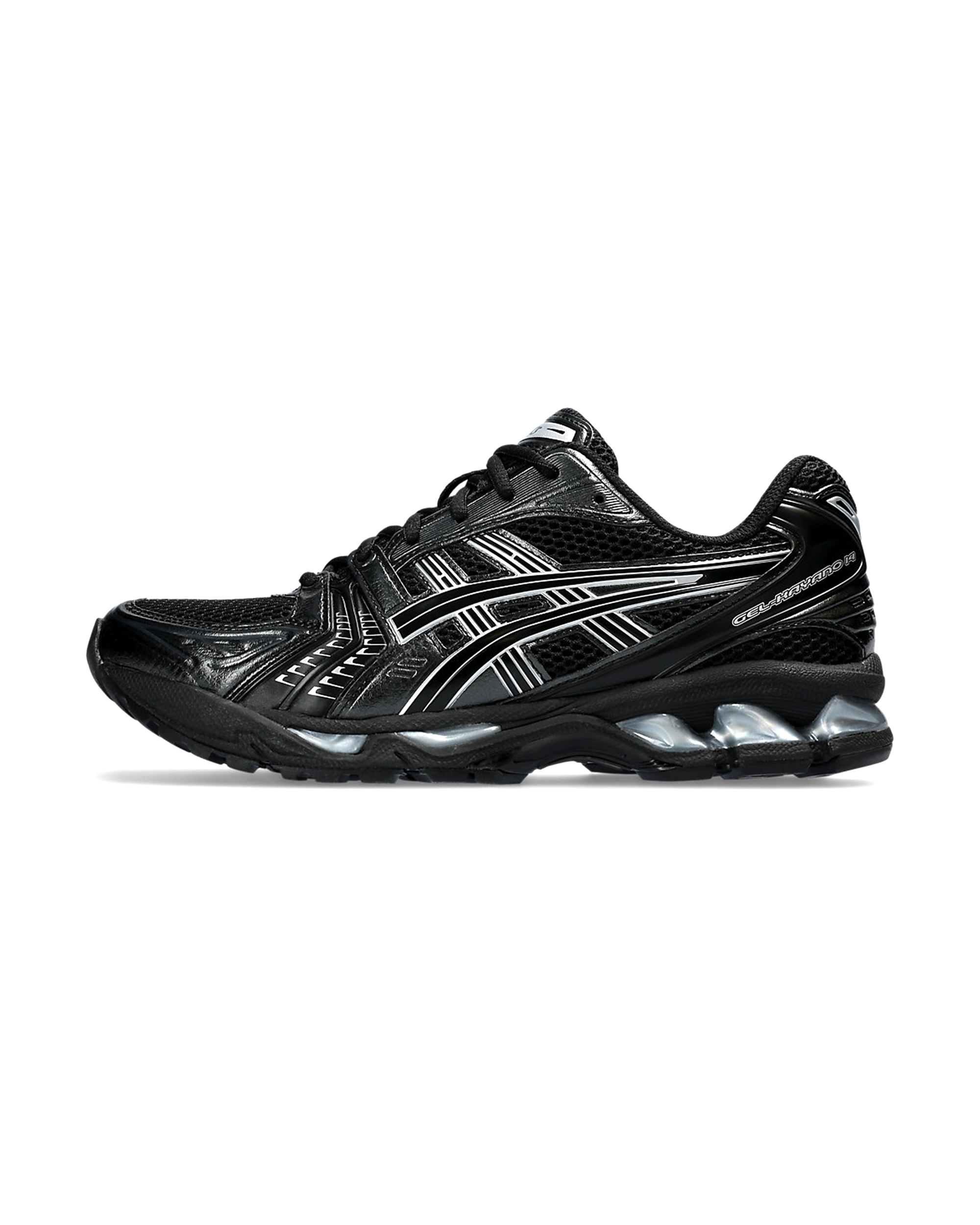 GEL-Kayano 14 - Black / Pure Silver – HIGHS AND LOWS