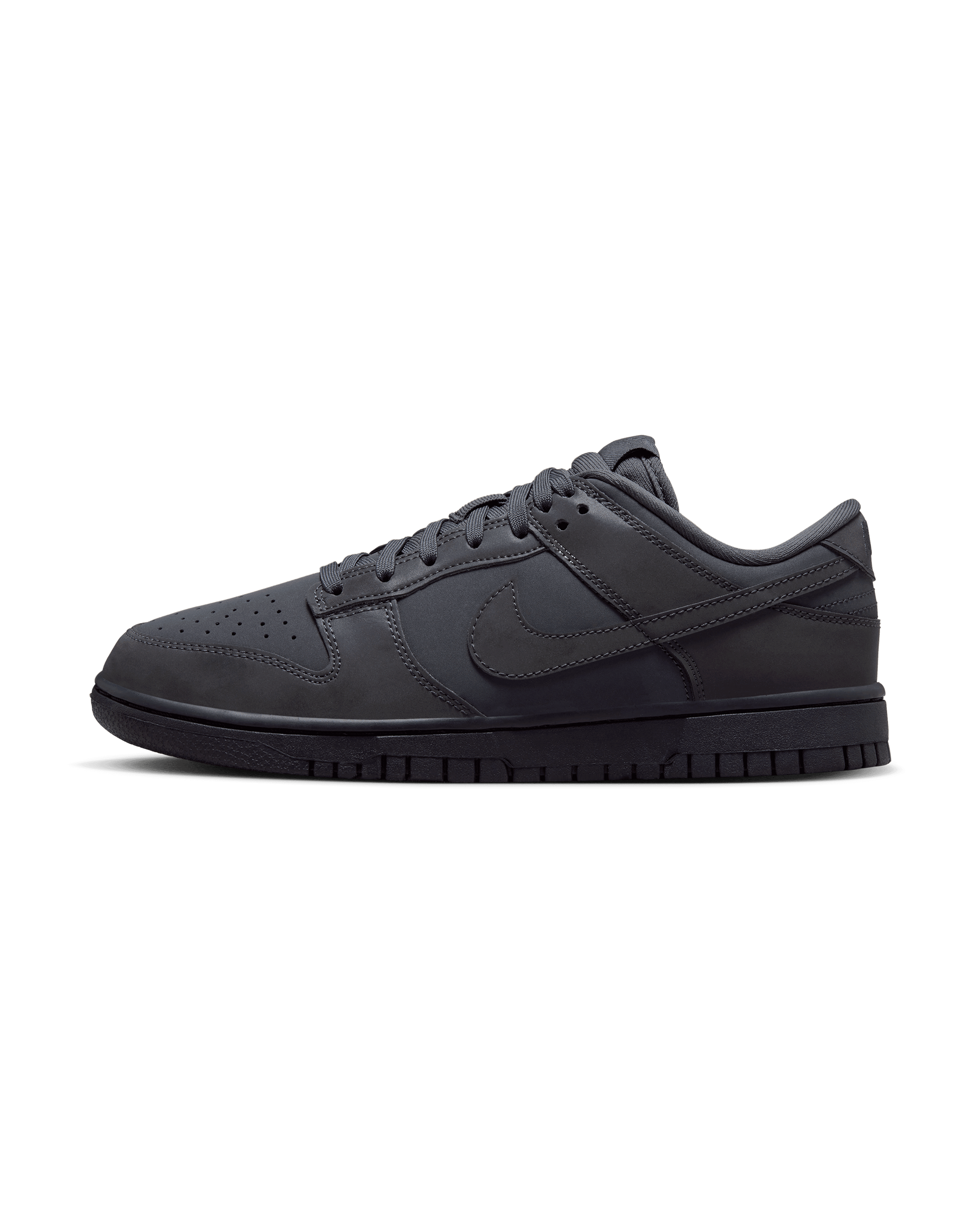 Womens Dunk Low "Cyber Reflective" - Black / Anthracite