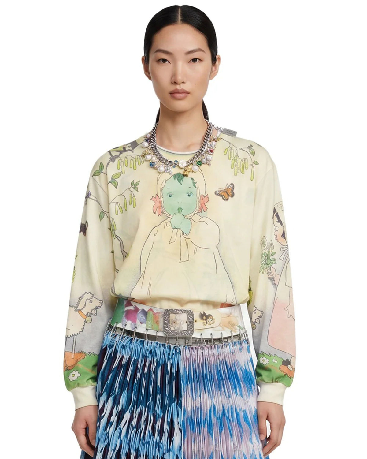 Woodland Baby Oversized Jersey Top - Multi