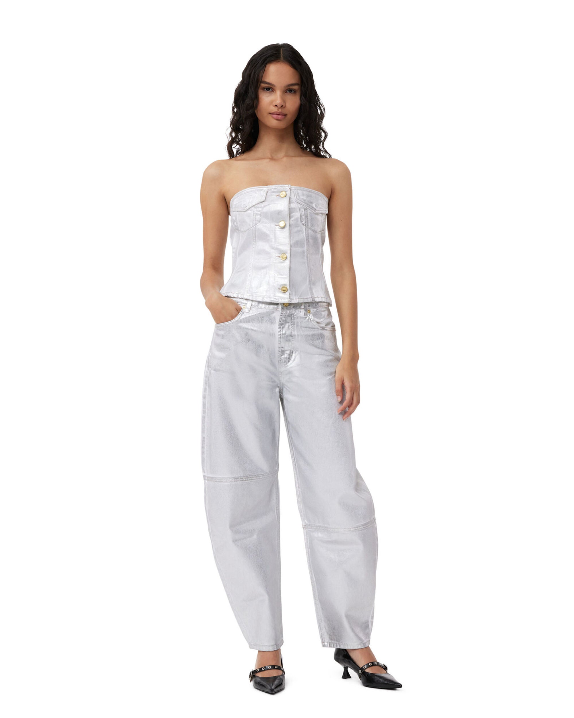 Foil Denim Stary Jeans - Bright White