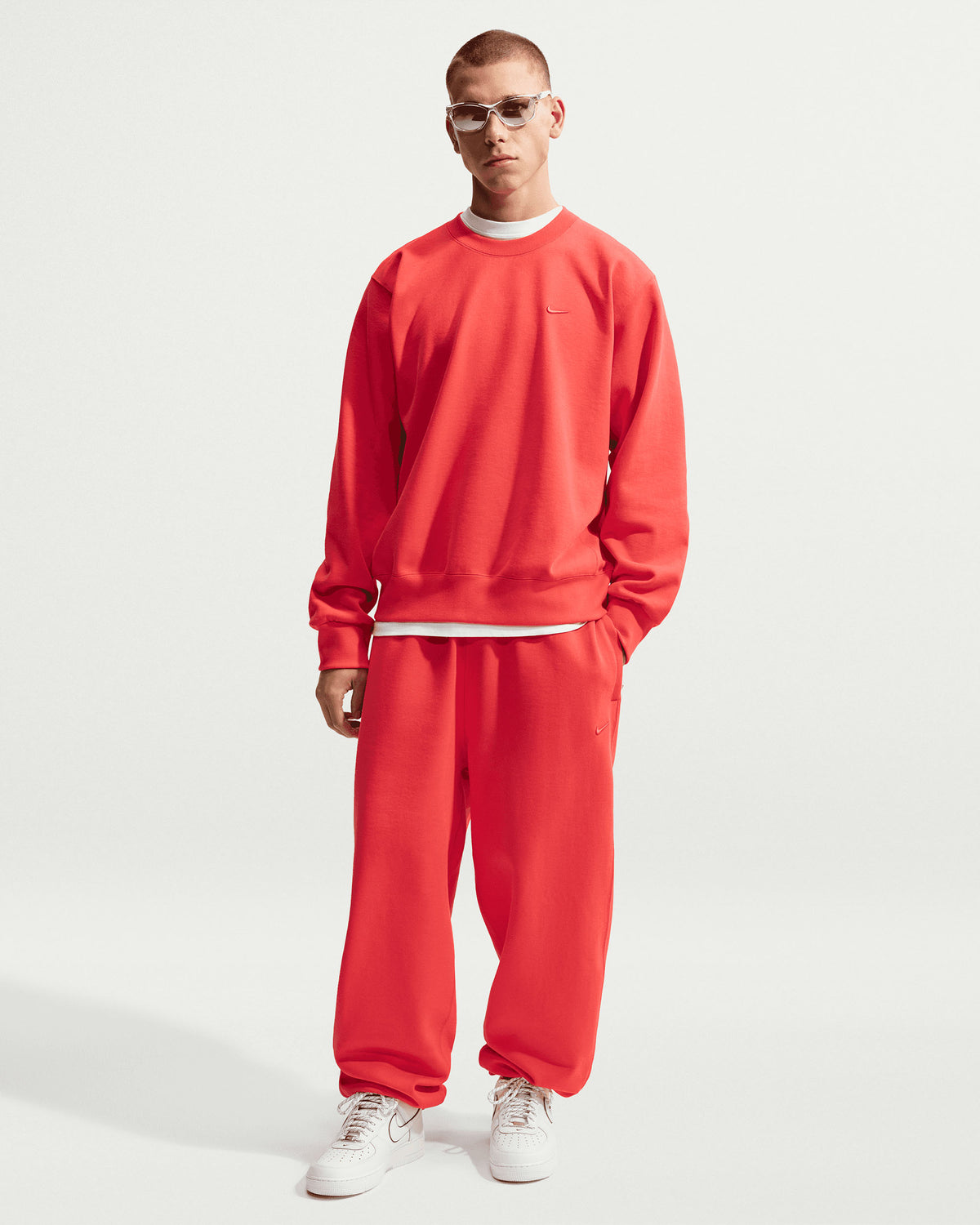 NRG 560 Fleece Pant Cuffed - Light Crimson