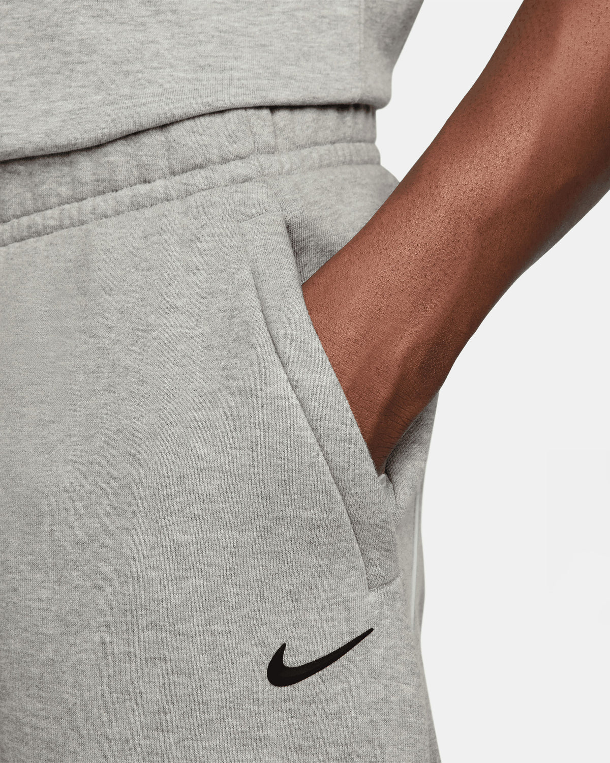 NOCTA Contrast Stitch Sweatpant - Dark Grey Heather / Matte Silver / Black