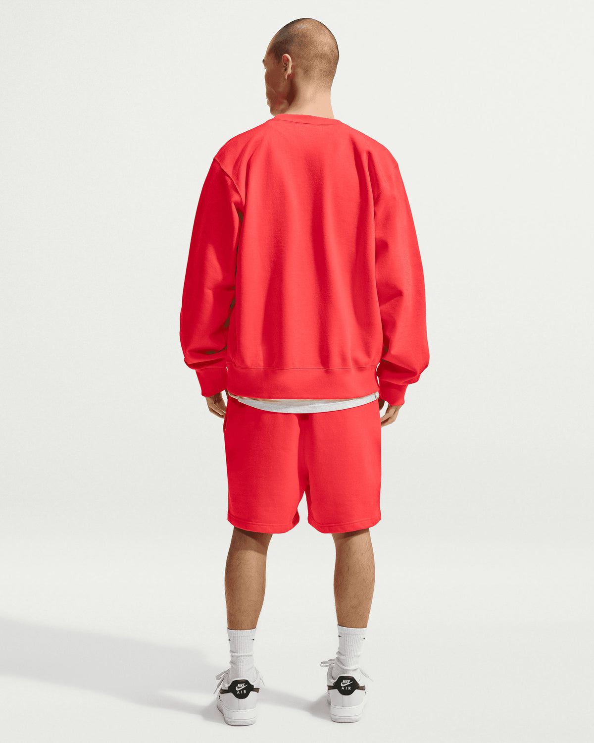 NRG NK 560 Fleece Short - Light Crimson