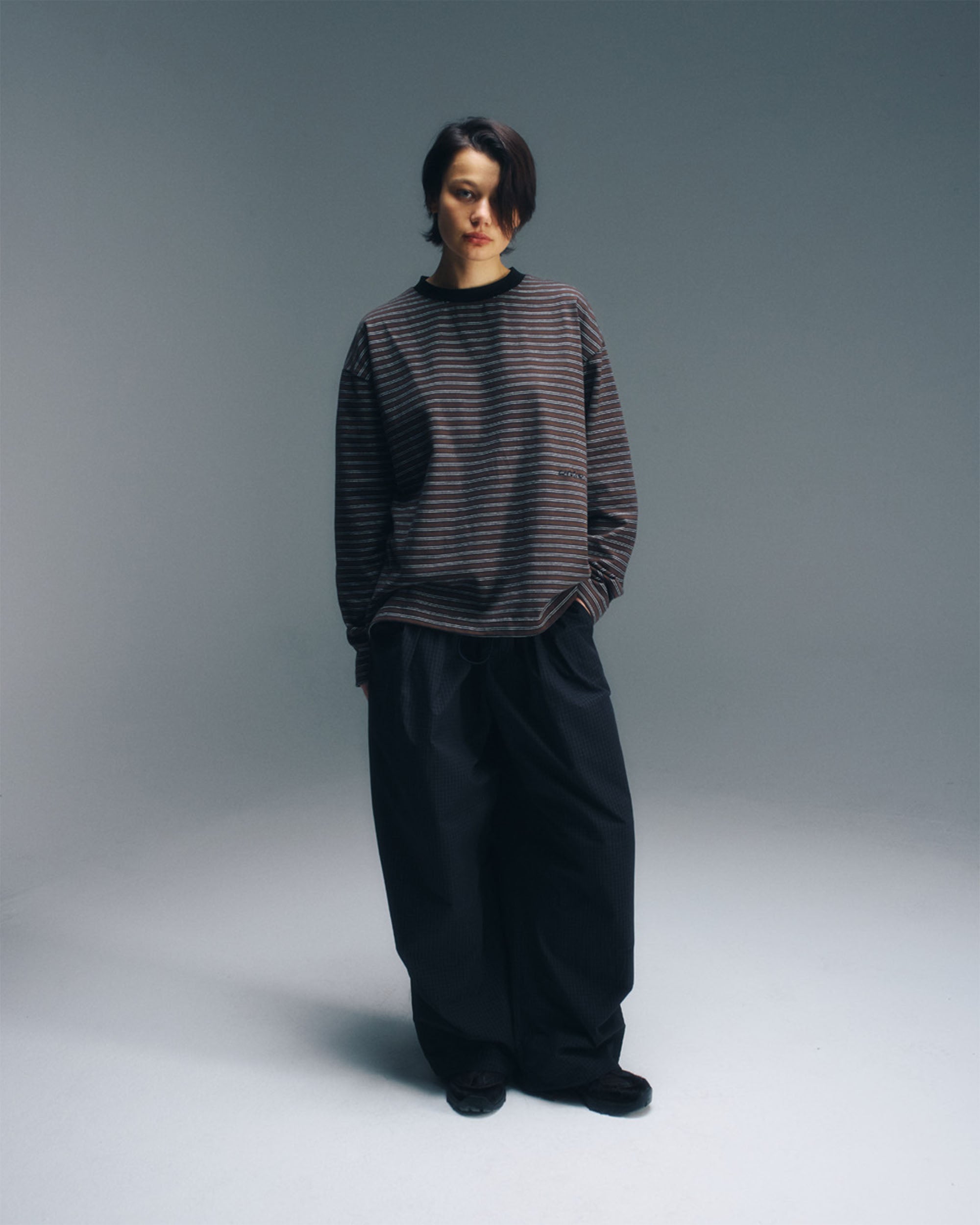 Kerferd Striped L/S - Brown
