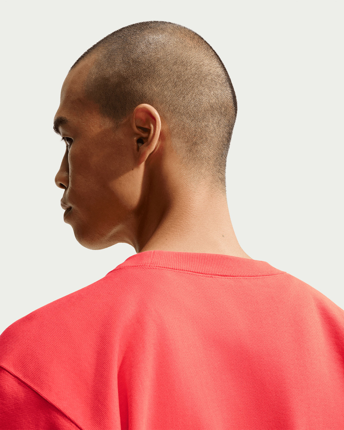 NRG NK 560 Fleece Crew - Light Crimson